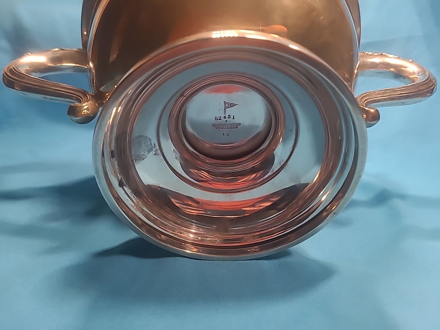 Walker & Hall Sterling Silver Twin Handled Bowl 1925 Sheffield 700g Vtg