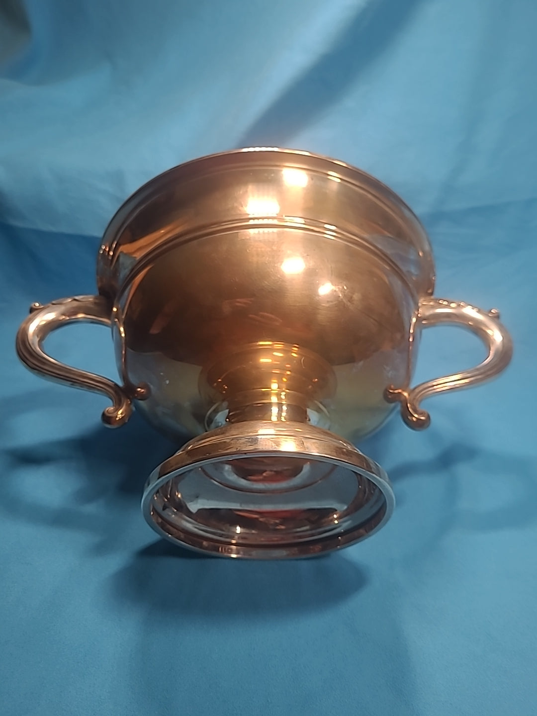 Walker & Hall Sterling Silver Twin Handled Bowl 1925 Sheffield 700g Vtg
