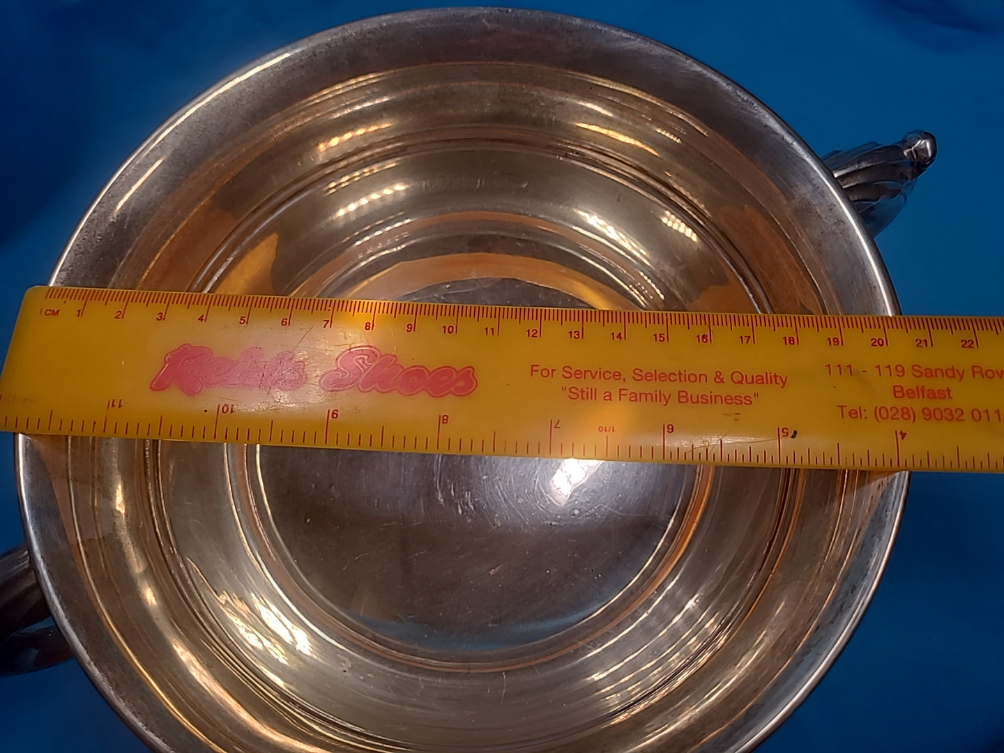 Walker & Hall Sterling Silver Twin Handled Bowl 1925 Sheffield 700g Vtg