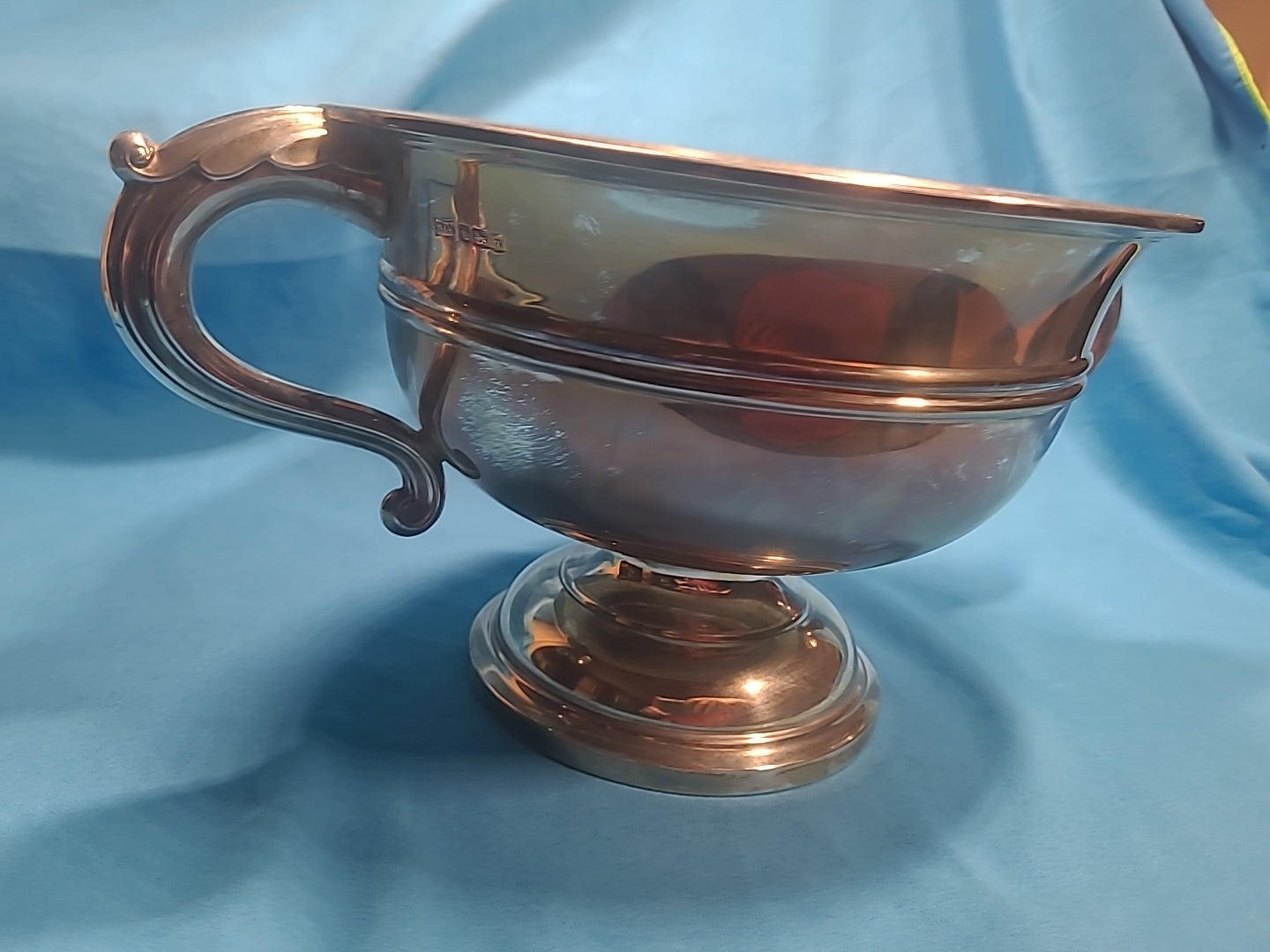 Walker & Hall Sterling Silver Twin Handled Bowl 1925 Sheffield 700g Vtg