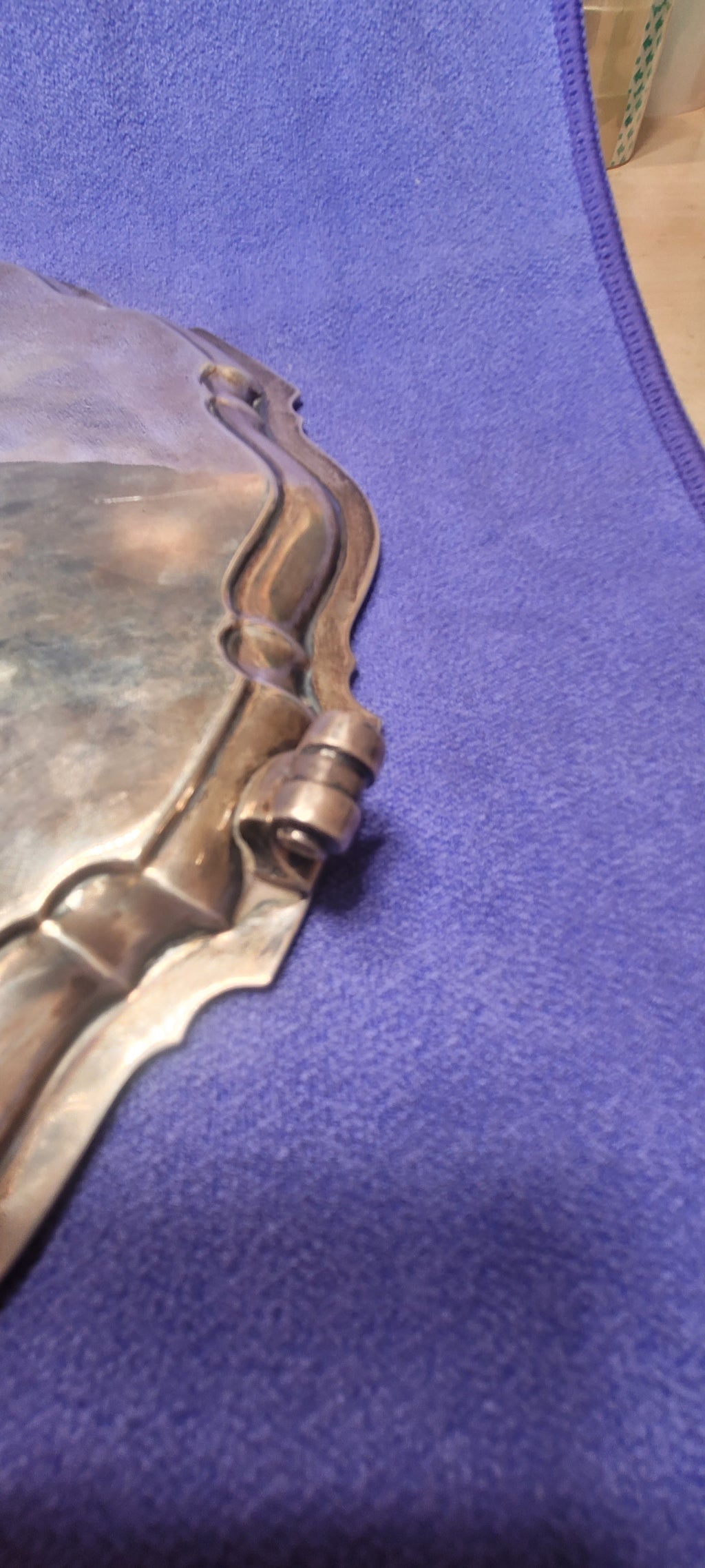 Solid Silver Footed Waiter  , 1935 , Baker Brothers LTD , Birmingham , 559 g