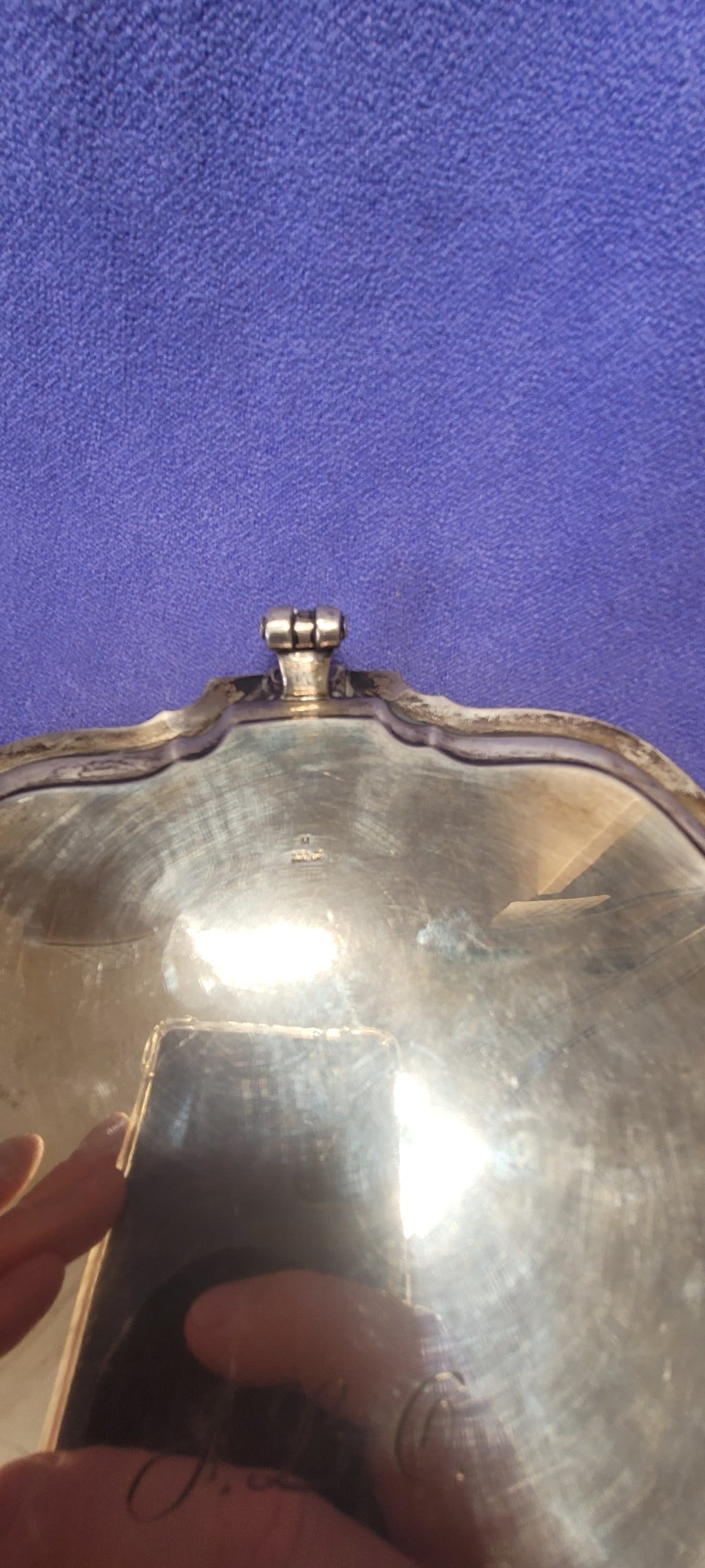 Solid Silver Footed Waiter  , 1935 , Baker Brothers LTD , Birmingham , 559 g