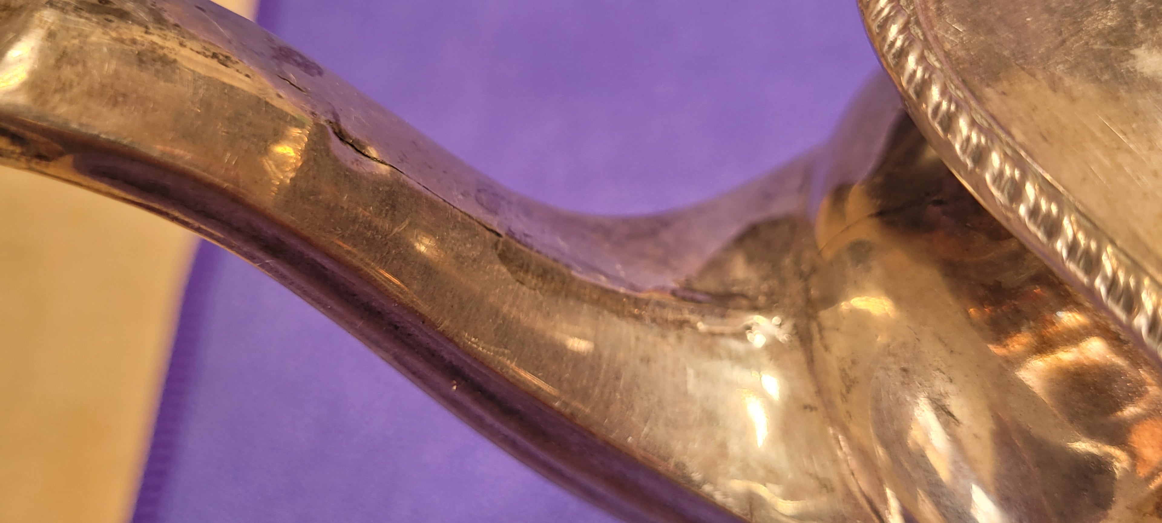 SOLID SILVER hallmarked TEA POT - 1908 Birmingham , 423g