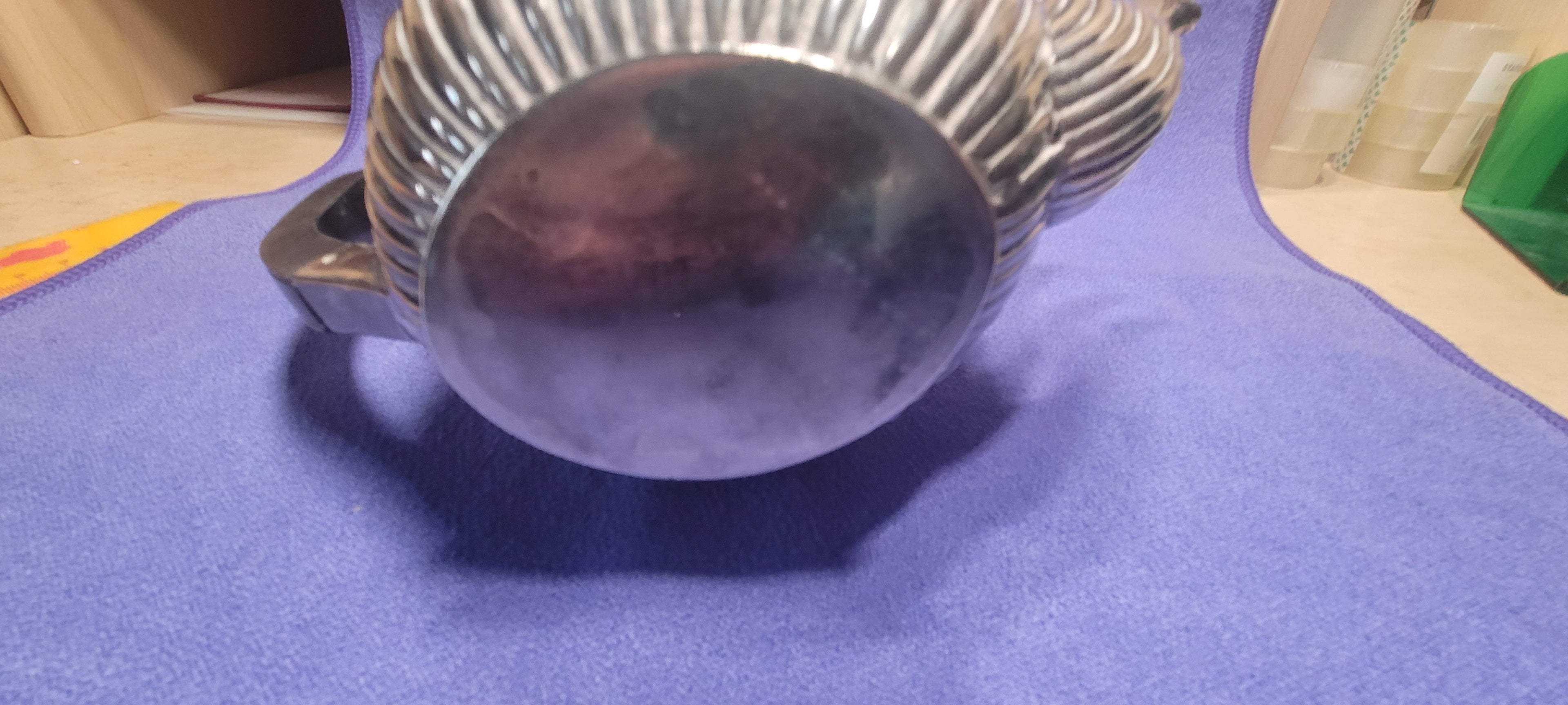 Sterling Silver Teapot, Birmingham, 348g, 1905, W Eaves & Co