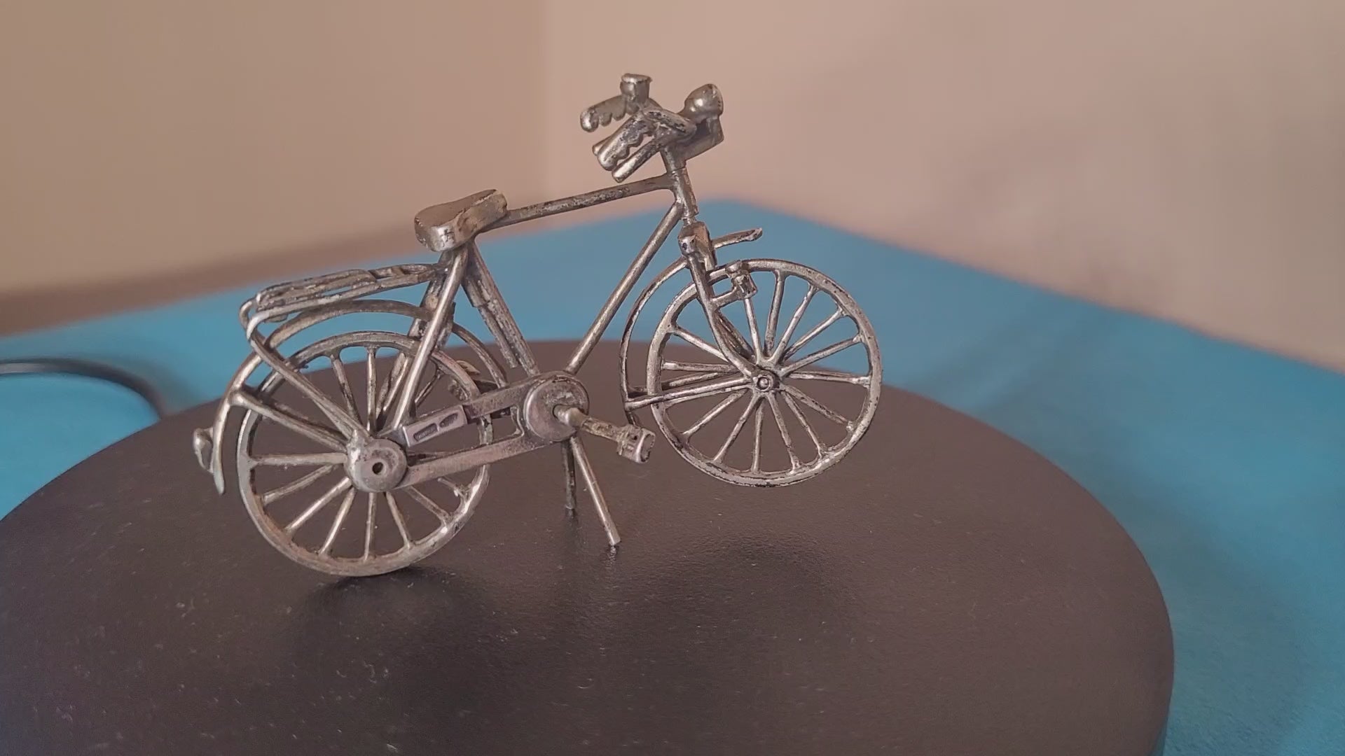Sterling Silver Miniature Bicycle 925 Spain Hallmarked Collectible 26g Ornament