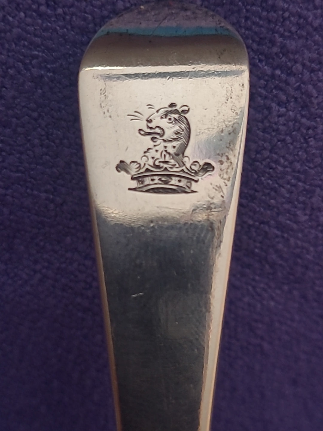 Antique 1792 London Sterling Silver Sauce Ladle George Smith III Hallmarked Rare