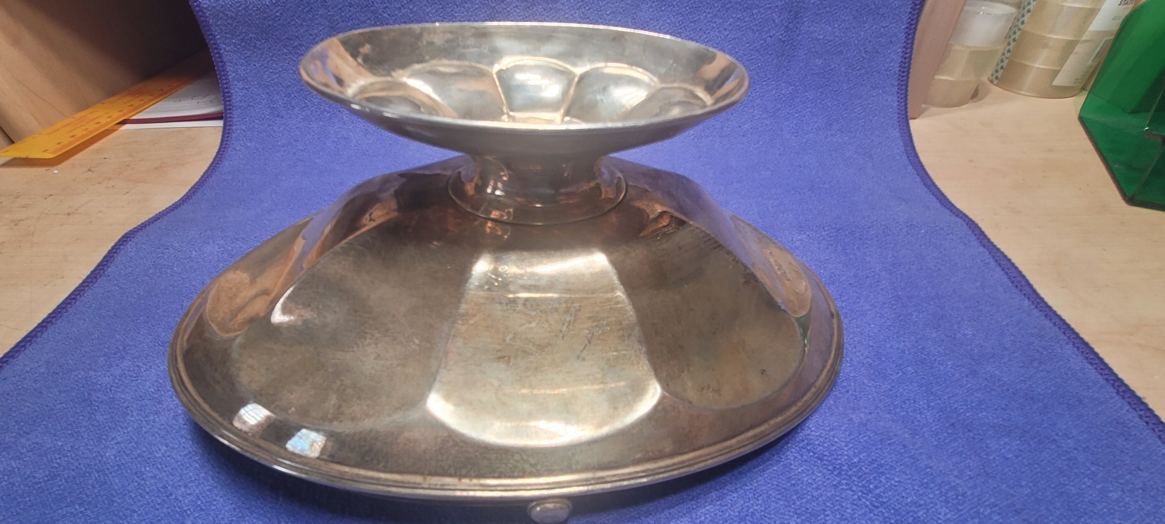 Solid Silver Fruit Handled Basket,Holland Aldwinckle & Slater,London,344g ,1909