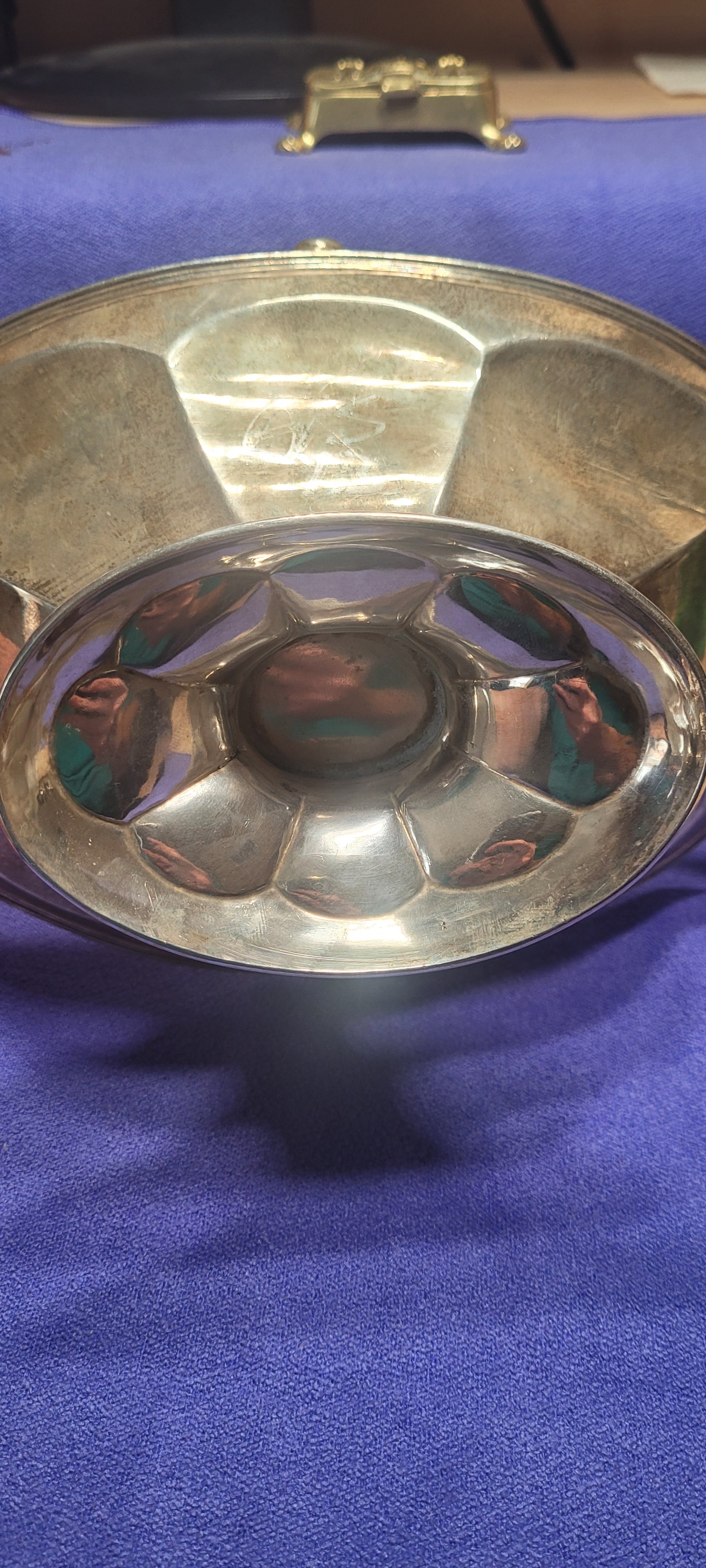 Solid Silver Fruit Handled Basket,Holland Aldwinckle & Slater,London,344g ,1909