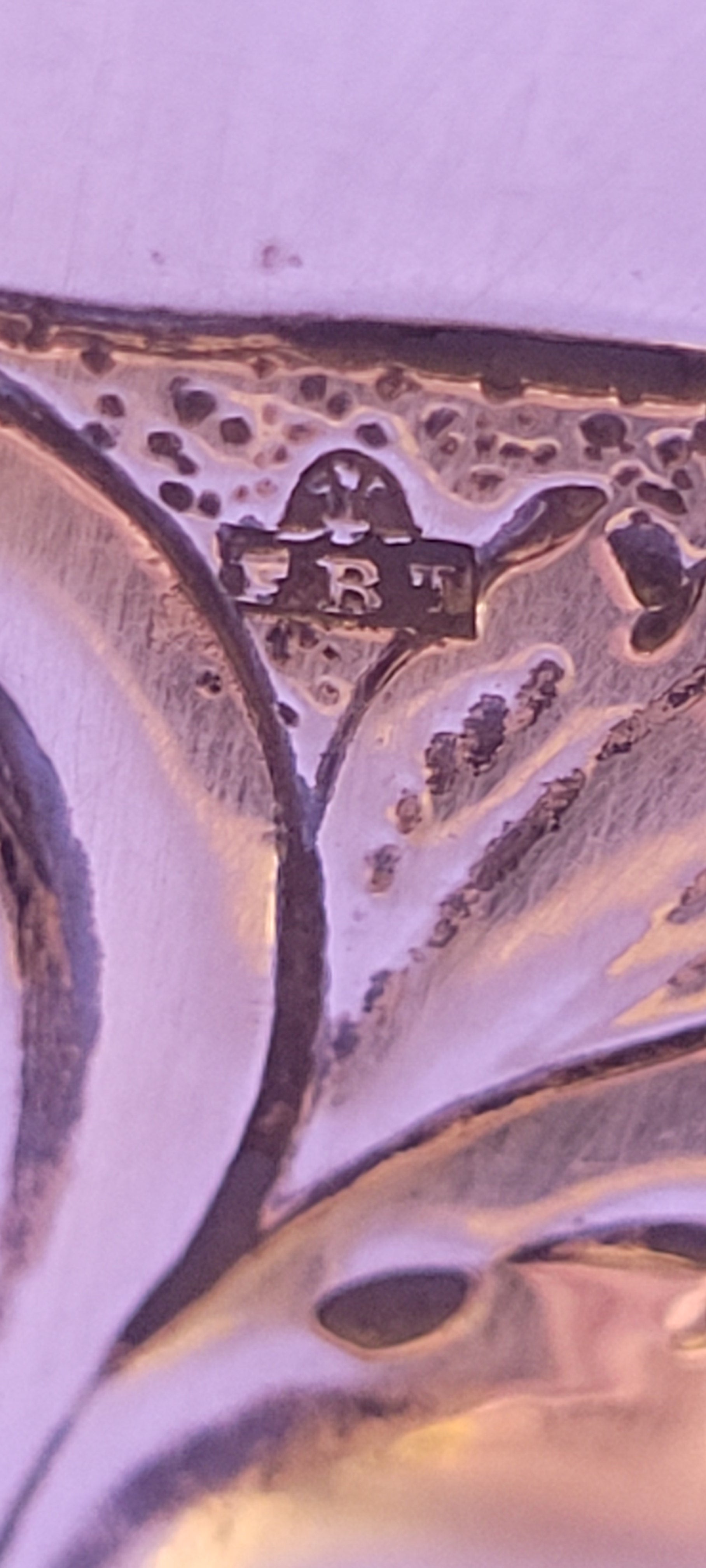 Victorian Sterling Silver Repousse Vase, 1888,Francis Boone Thomas, 193g ,London