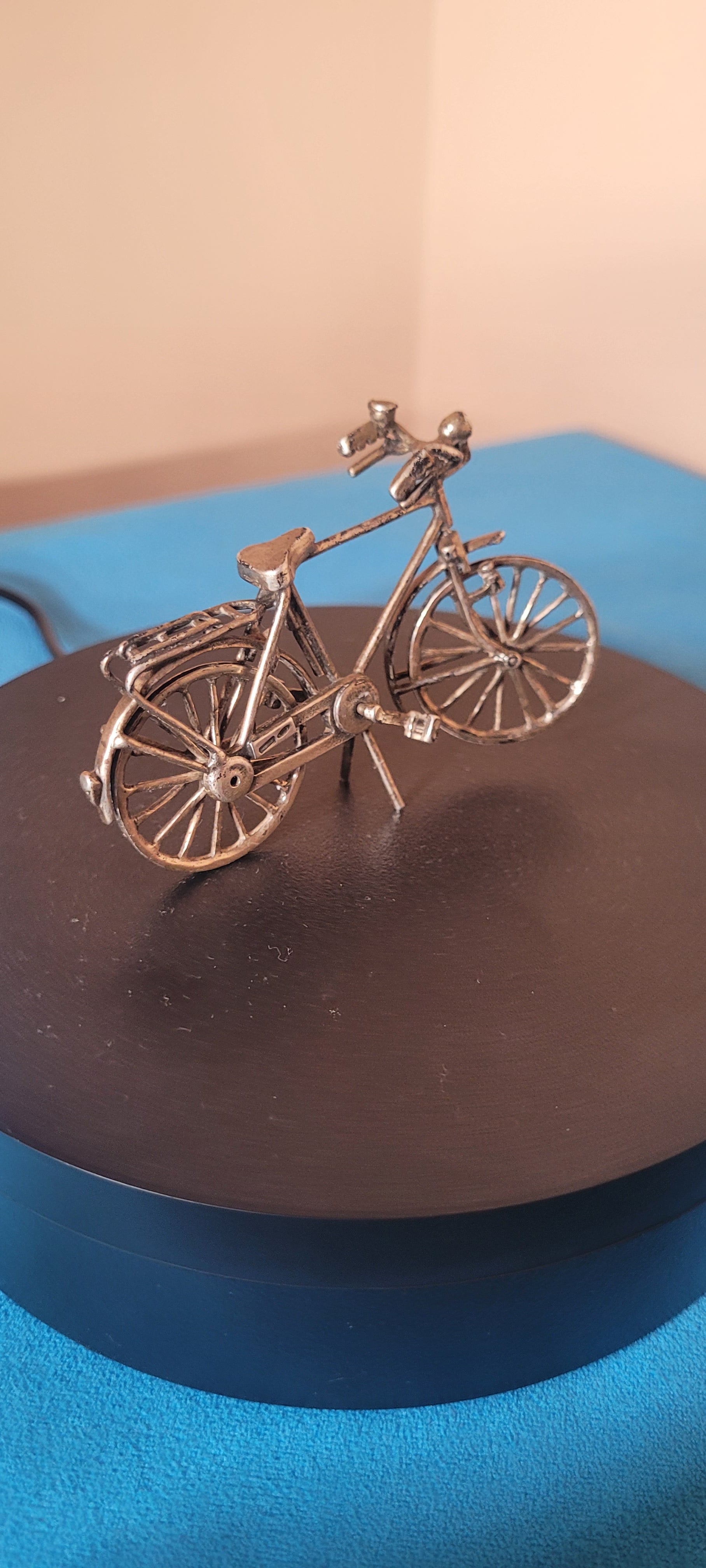 Sterling Silver Miniature Bicycle 925 Spain Hallmarked Collectible 26g Ornament