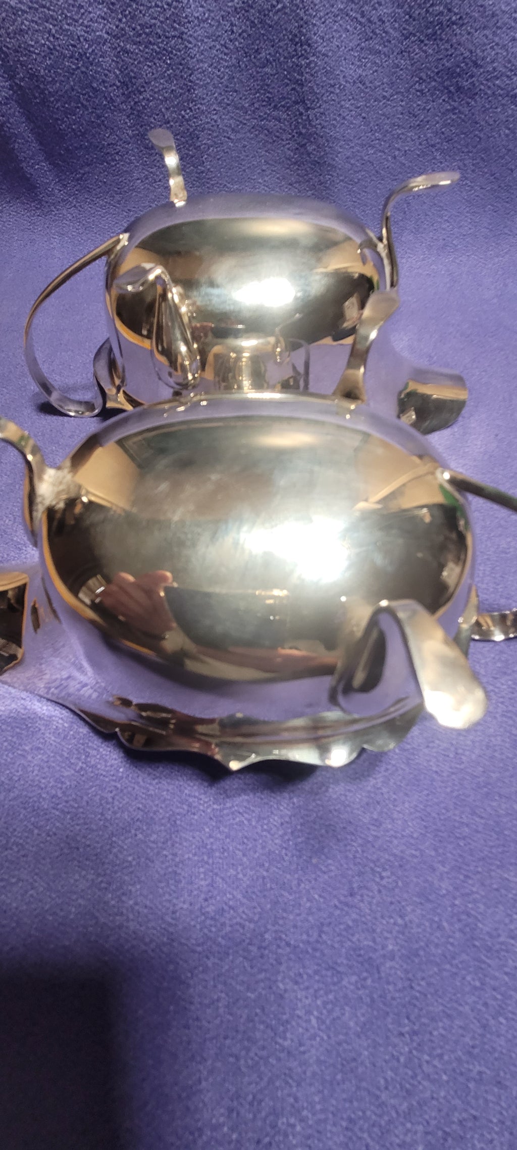 Pair Sterling Silver Sauce Boats Sheffield 1931 Emile Viner 316g Hallmarked