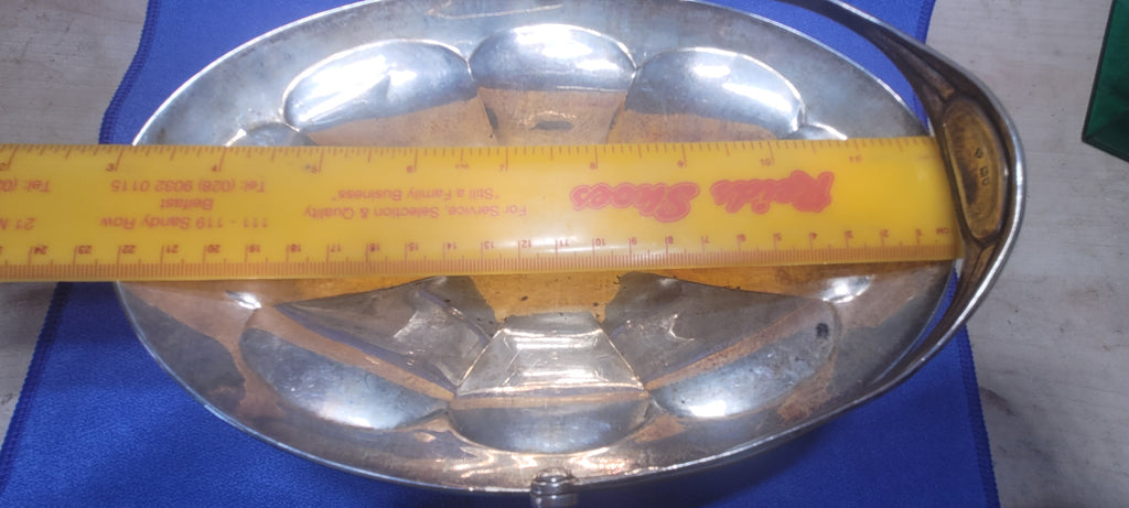 Solid Silver Fruit Handled Basket,Holland Aldwinckle & Slater,London,344g ,1909