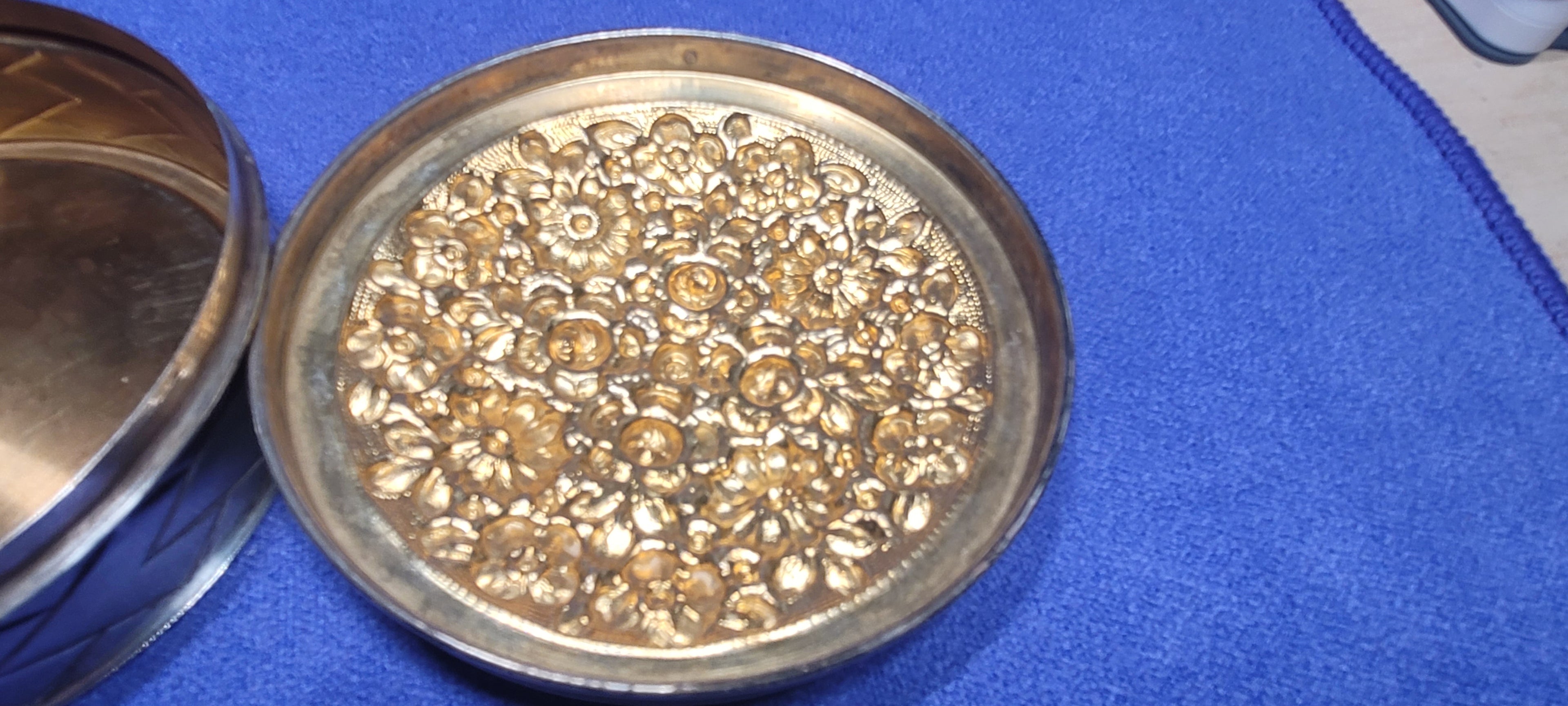 Silver 833, Portuguese , Porto ,Casket Circular, Maker Mark is Unreadable