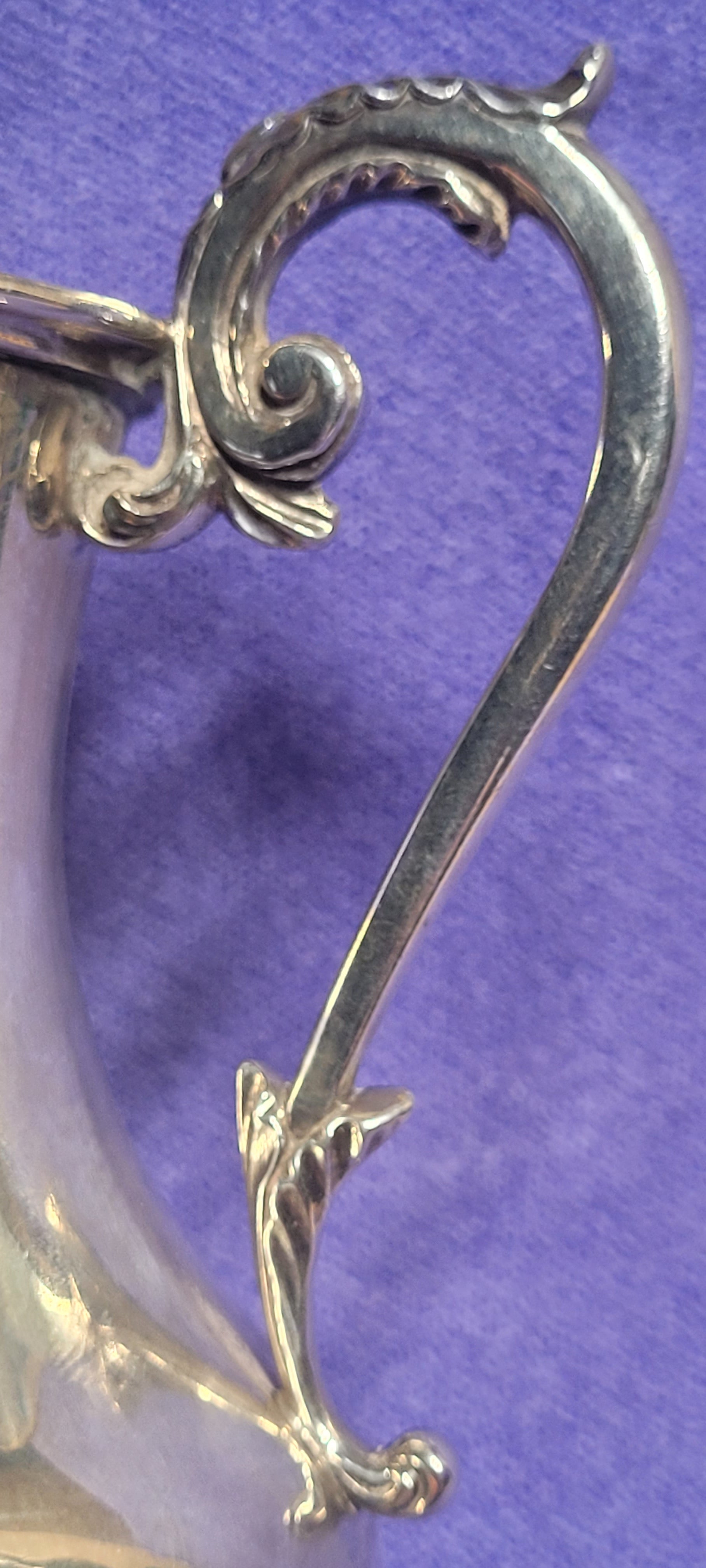 Antique Solid Silver Cream Jug Thomas White London 1875 Hallmarked 185g