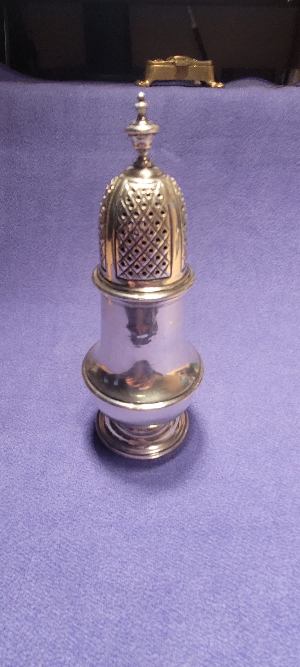 Antique Silver Sugar Castor London 1957 107g Mills & Hersey Hallmarked