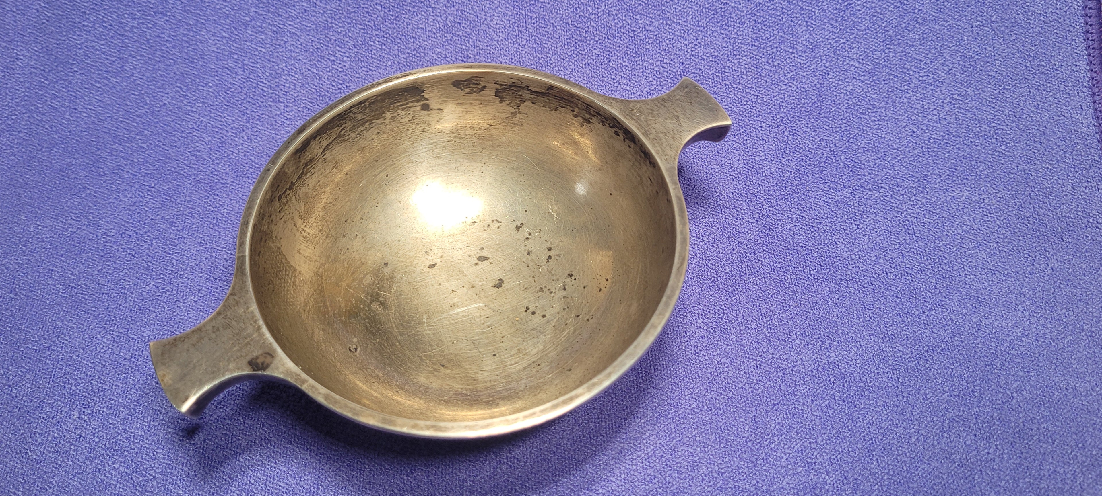 Antique Sterling Silver Quaich 129g Birmingham 1921 Adie Brothers Ltd