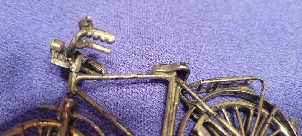 Sterling Silver Miniature Bicycle 925 Spain Hallmarked Collectible 26g Ornament