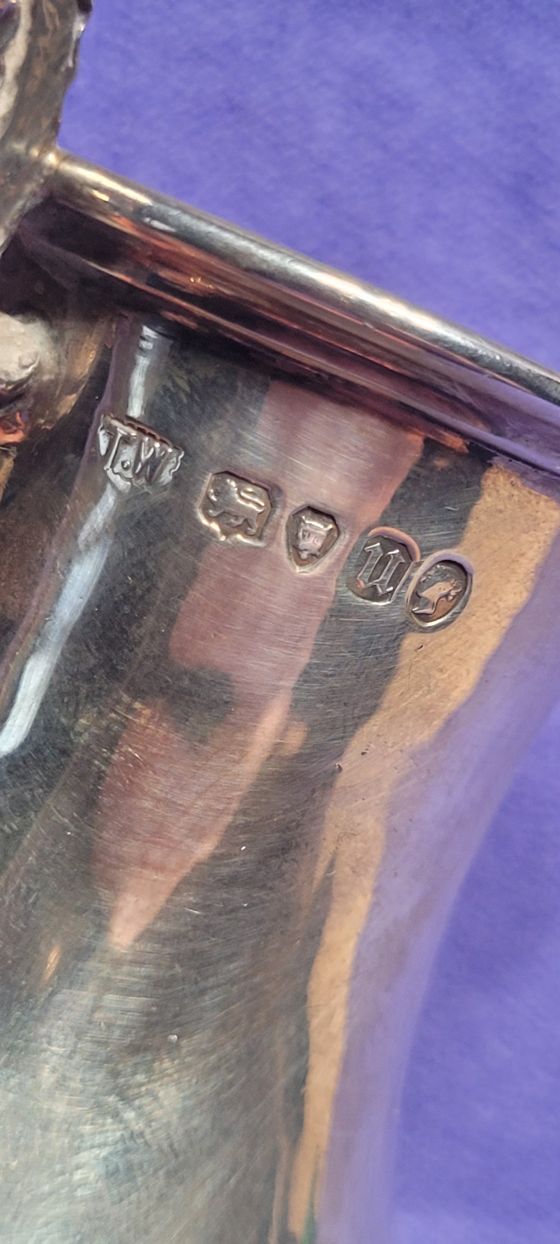 Antique Solid Silver Cream Jug Thomas White London 1875 Hallmarked 185g