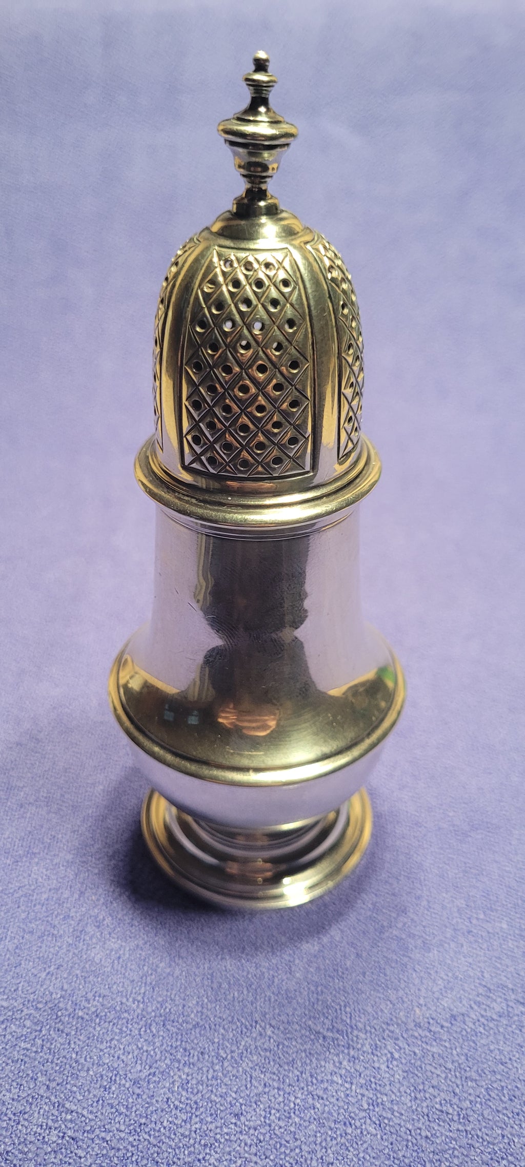 Antique Silver Sugar Castor London 1957 107g Mills & Hersey Hallmarked