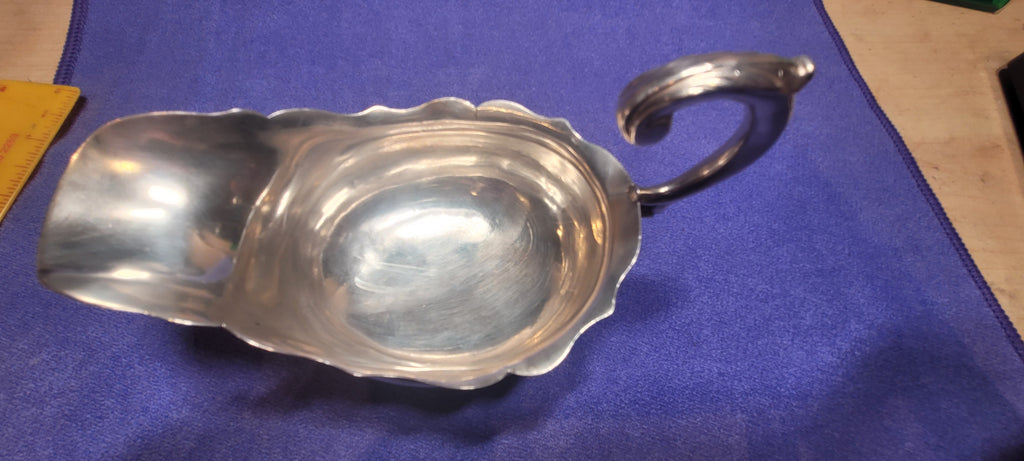 Antique 1751 London Sterling Silver Sauce Boat John Harvey 175g Georgian