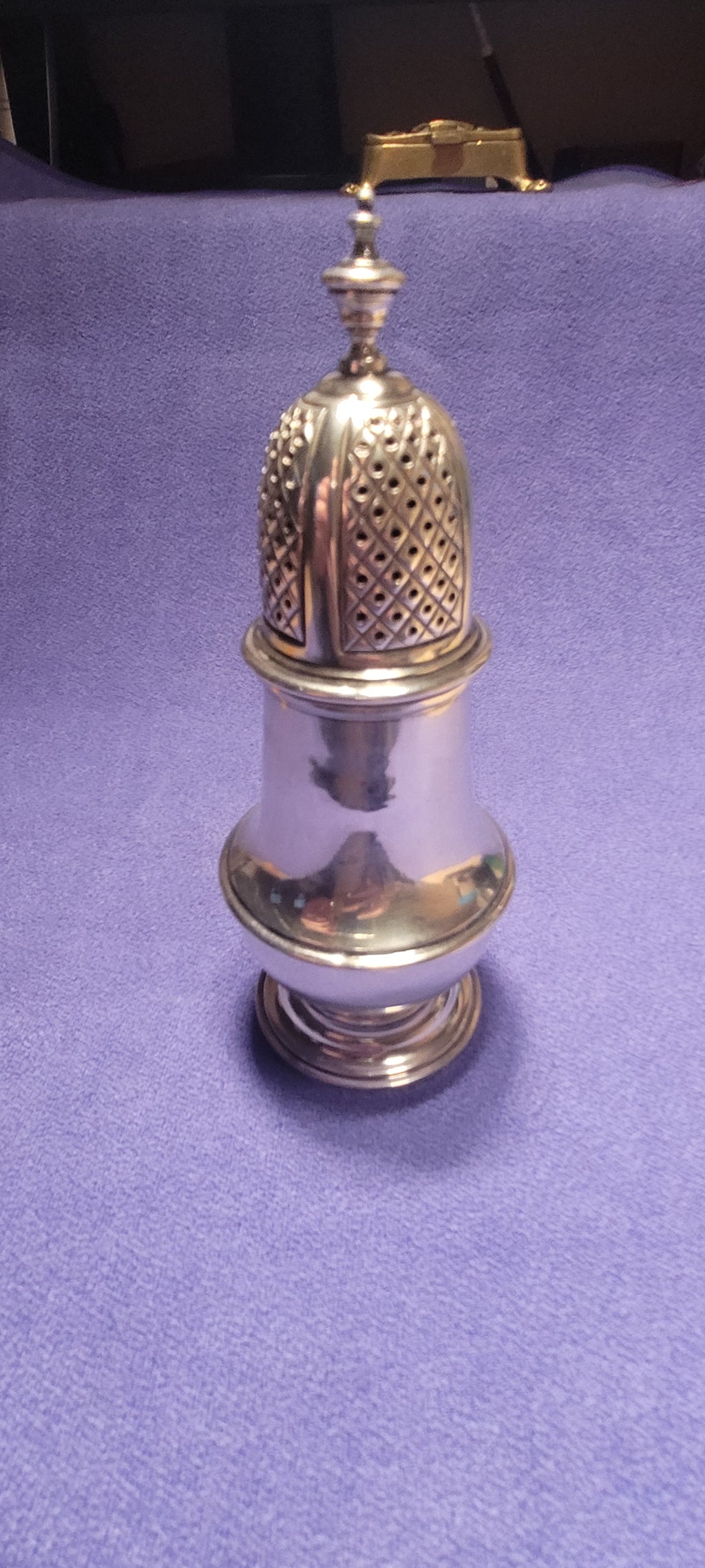 Antique Silver Sugar Castor London 1957 107g Mills & Hersey Hallmarked