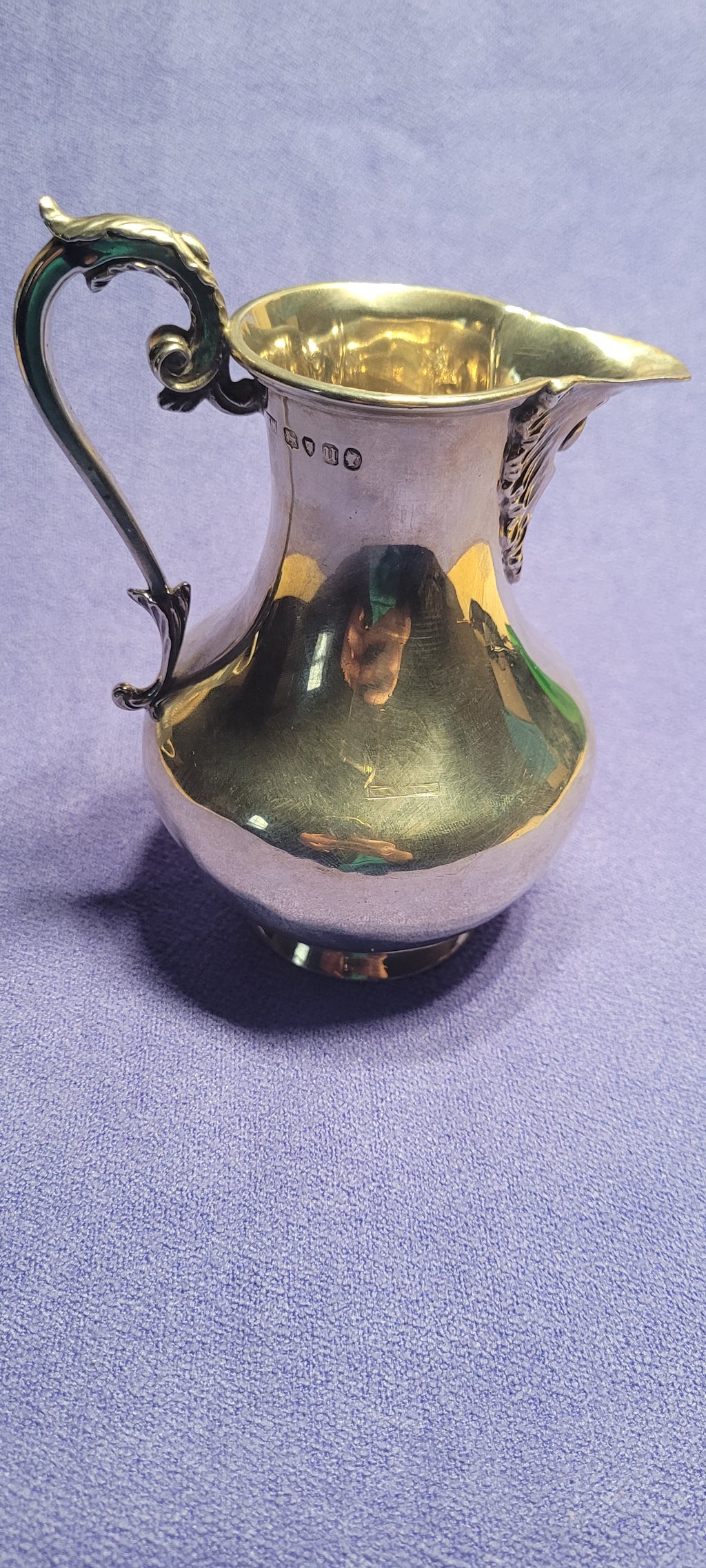 Antique Solid Silver Cream Jug Thomas White London 1875 Hallmarked 185g