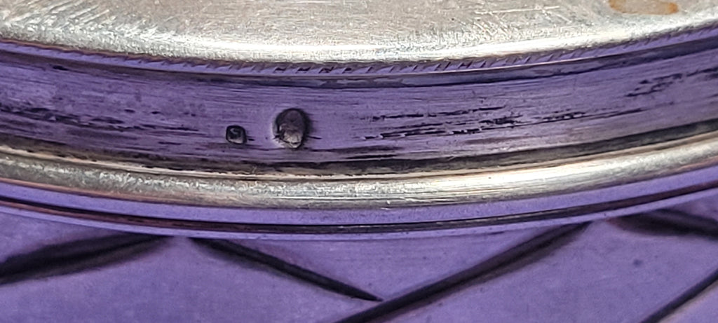 Silver 833, Portuguese , Porto ,Casket Circular, Maker Mark is Unreadable