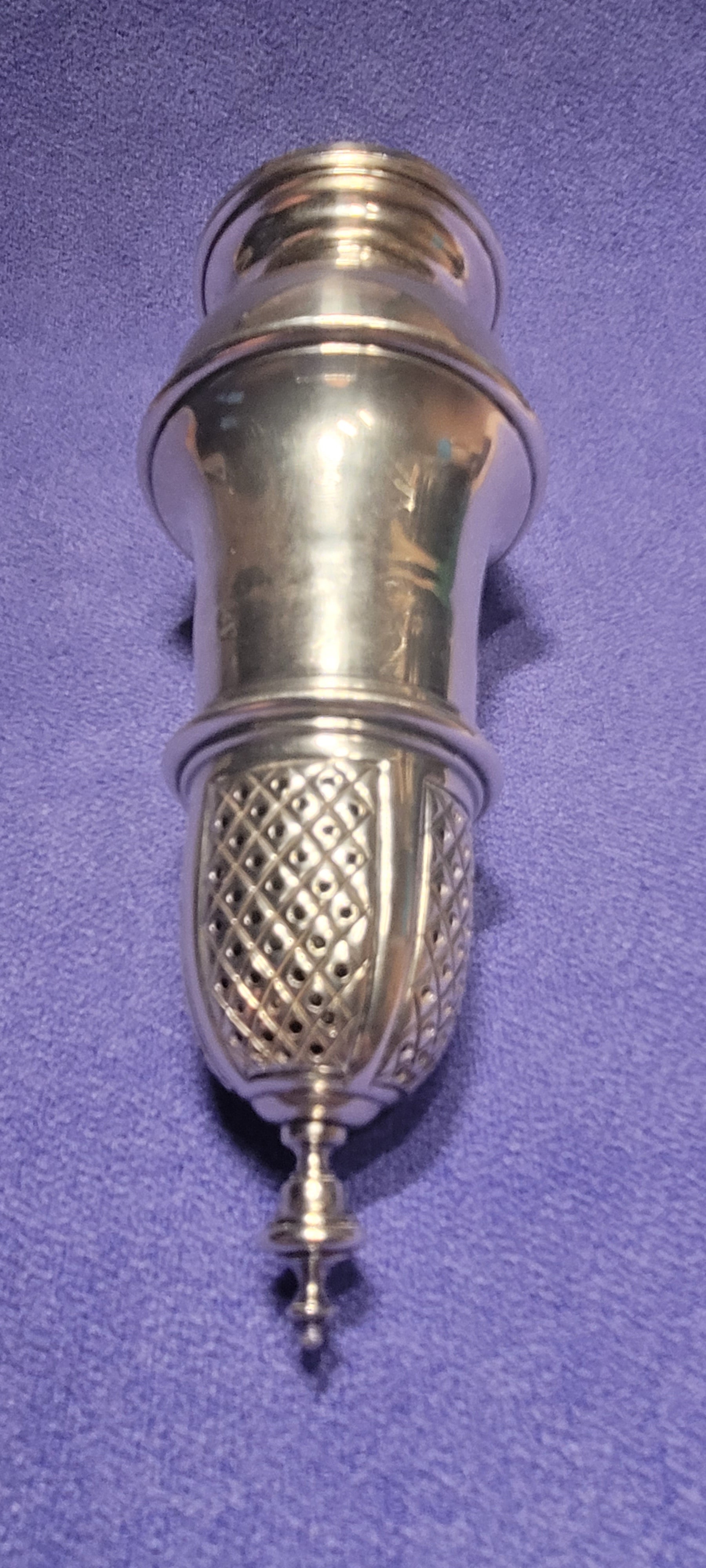 Antique Silver Sugar Castor London 1957 107g Mills & Hersey Hallmarked