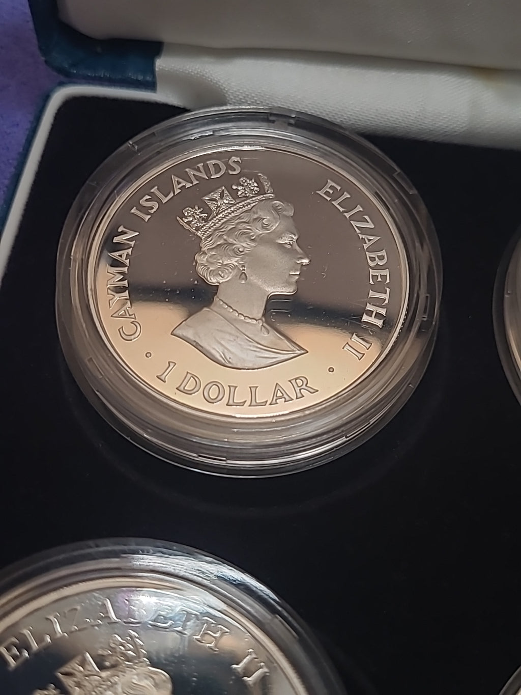 1994 Caribbean Royal Visit Silver Proof Collection –6 Sterling Silver Coins, COA