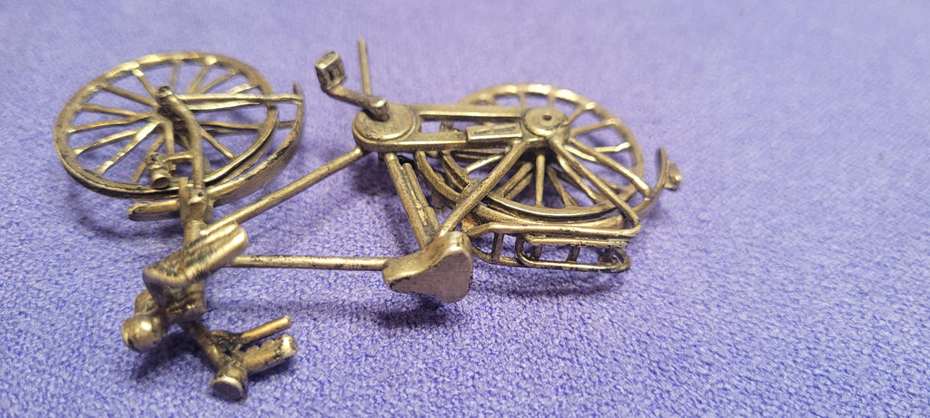 Sterling Silver Miniature Bicycle 925 Spain Hallmarked Collectible 26g Ornament