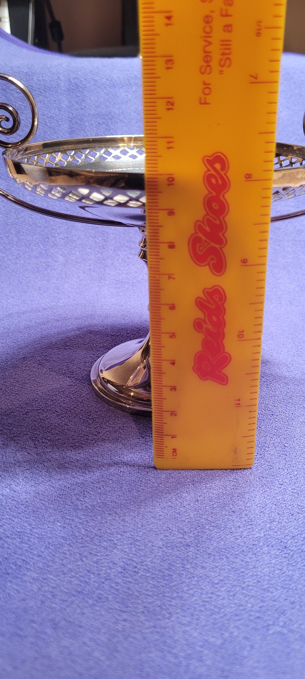 Antique Solid Silver Tazza Dish London 1909 John Collard Vickery 206g Approx