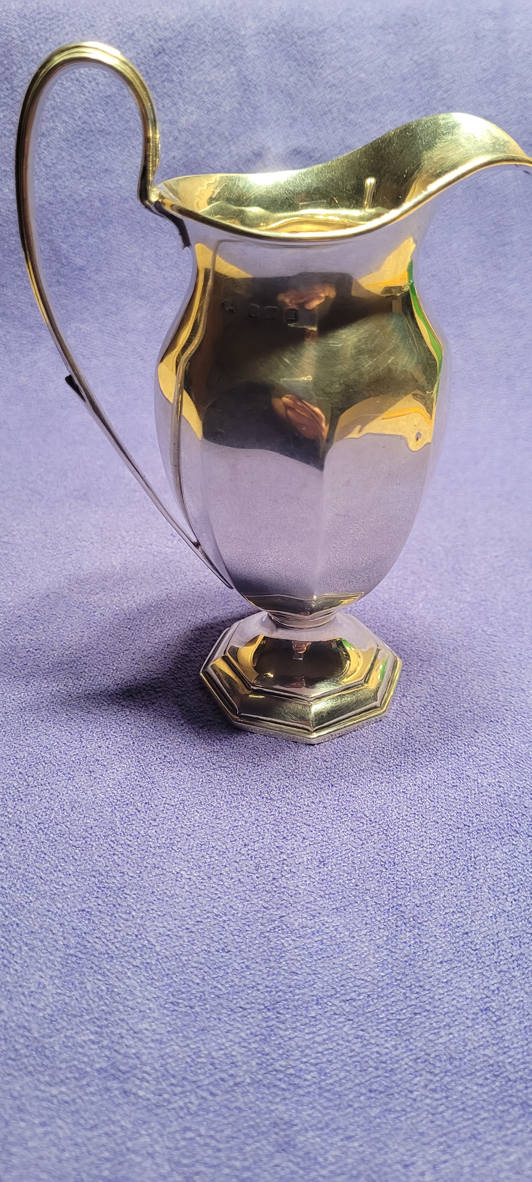 Cream Jug by Adie Brothers Ltd , Birmingham , 1932 , 129g