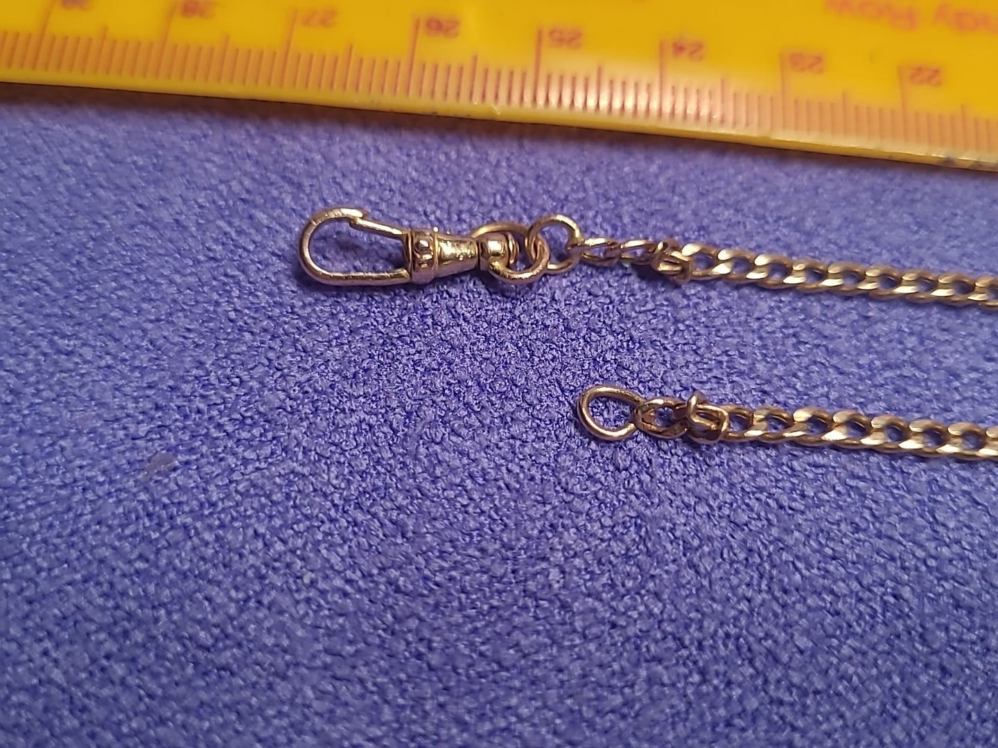 9ct Gold Onyx & Bloodstone Fob Pendant With Chain Hallmarked 7.5g