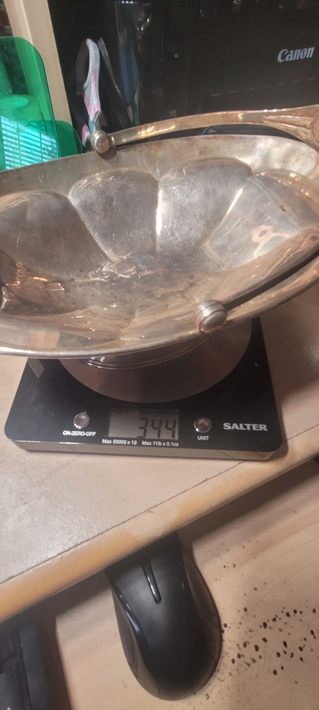 Solid Silver Fruit Handled Basket,Holland Aldwinckle & Slater,London,344g ,1909