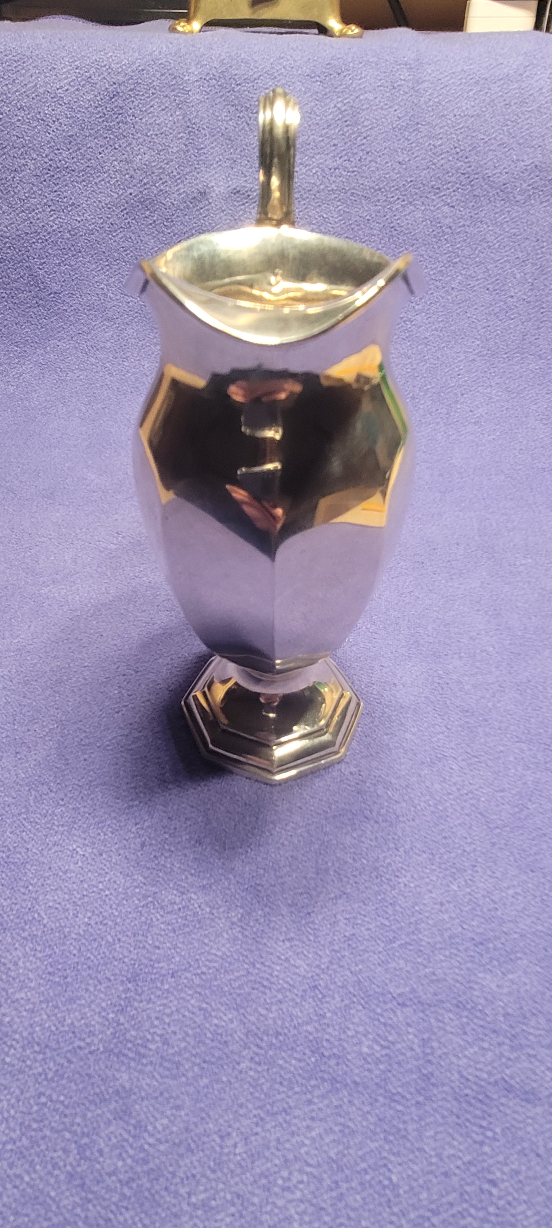 Cream Jug by Adie Brothers Ltd , Birmingham , 1932 , 129g