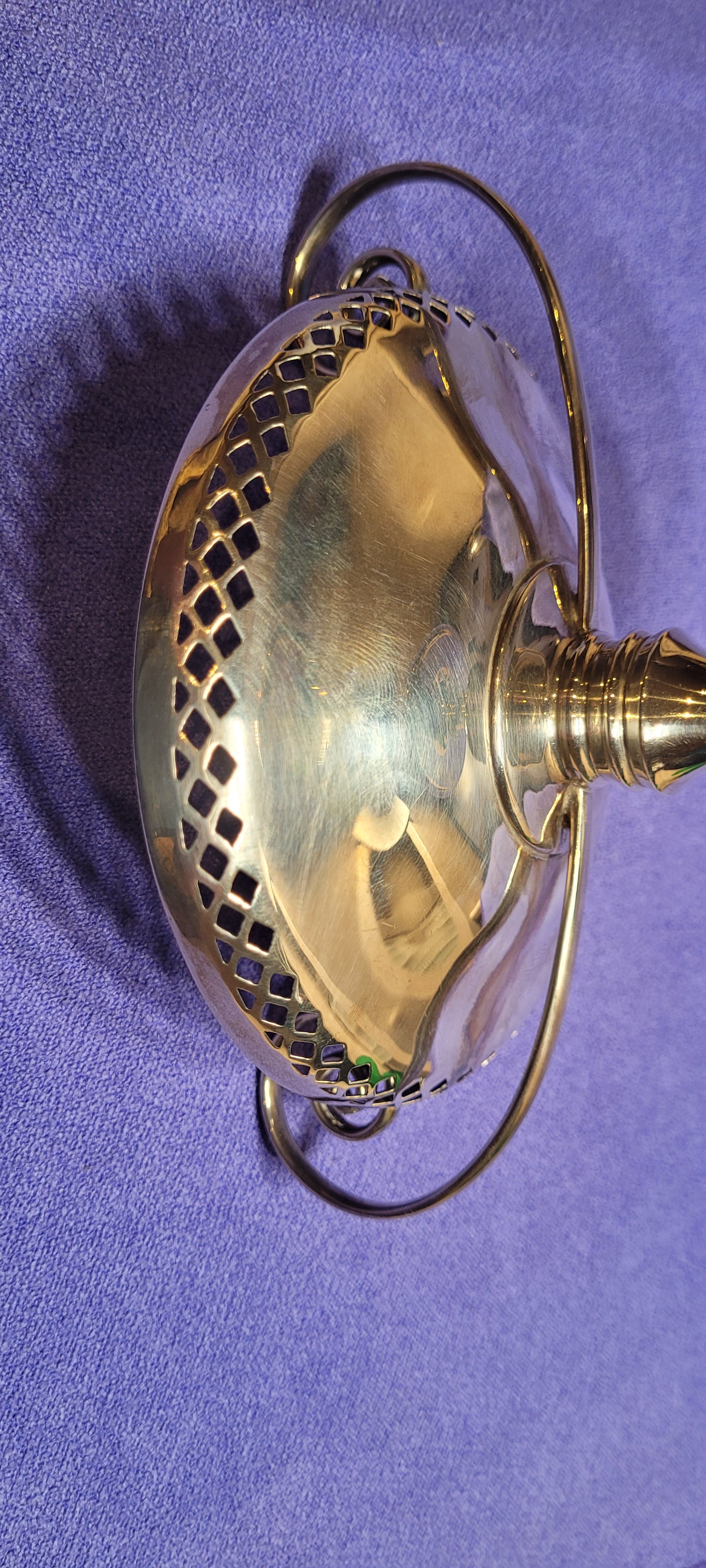 Antique Solid Silver Tazza Dish London 1909 John Collard Vickery 206g Approx