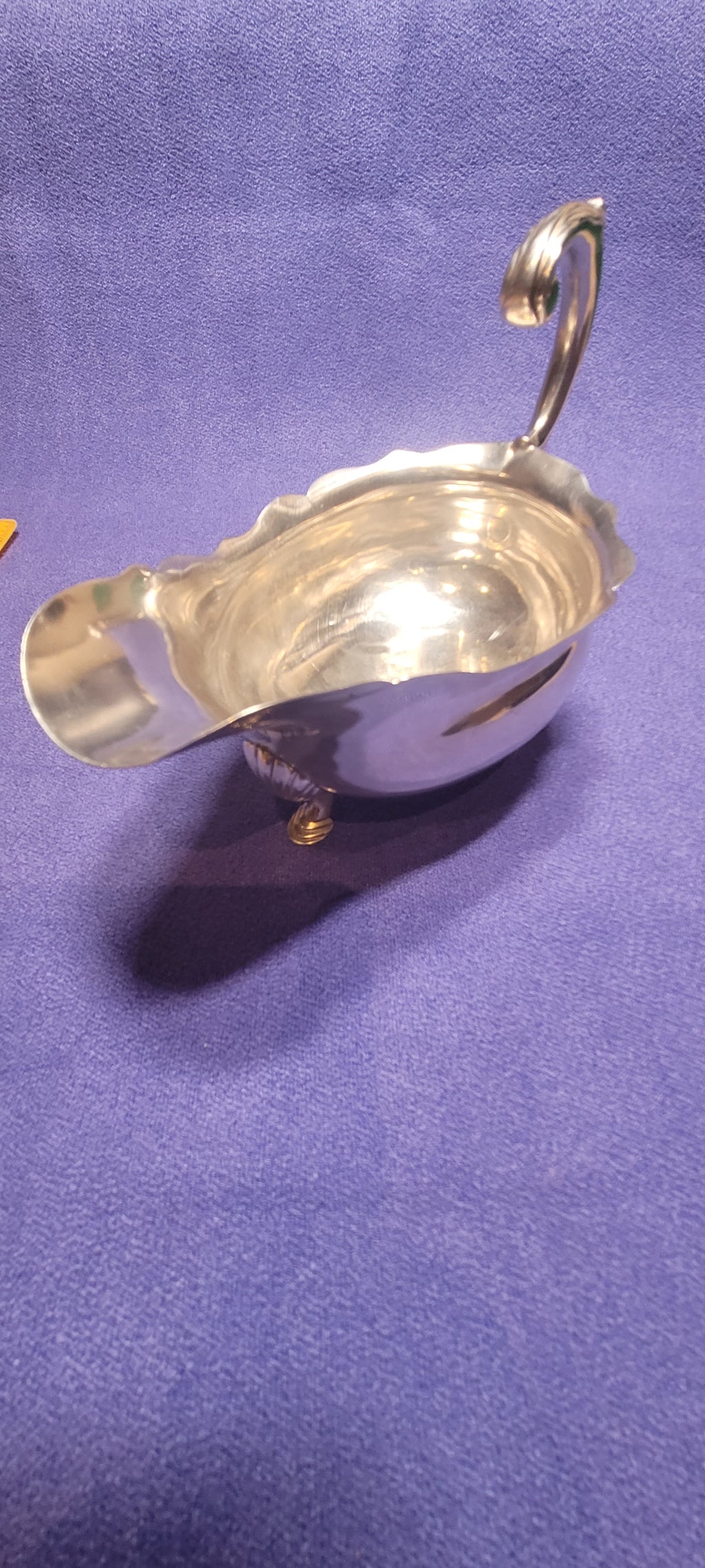 Antique 1751 London Sterling Silver Sauce Boat John Harvey 175g Georgian