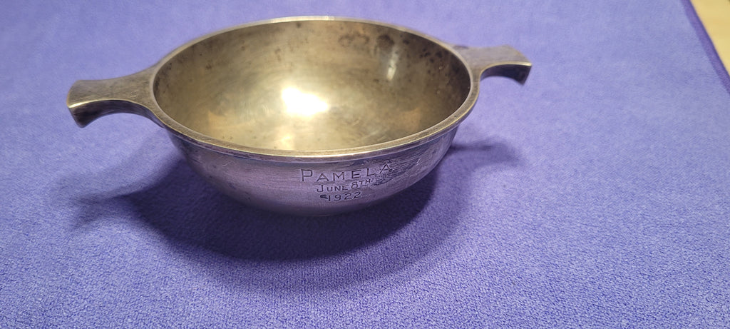 Antique Sterling Silver Quaich 129g Birmingham 1921 Adie Brothers Ltd