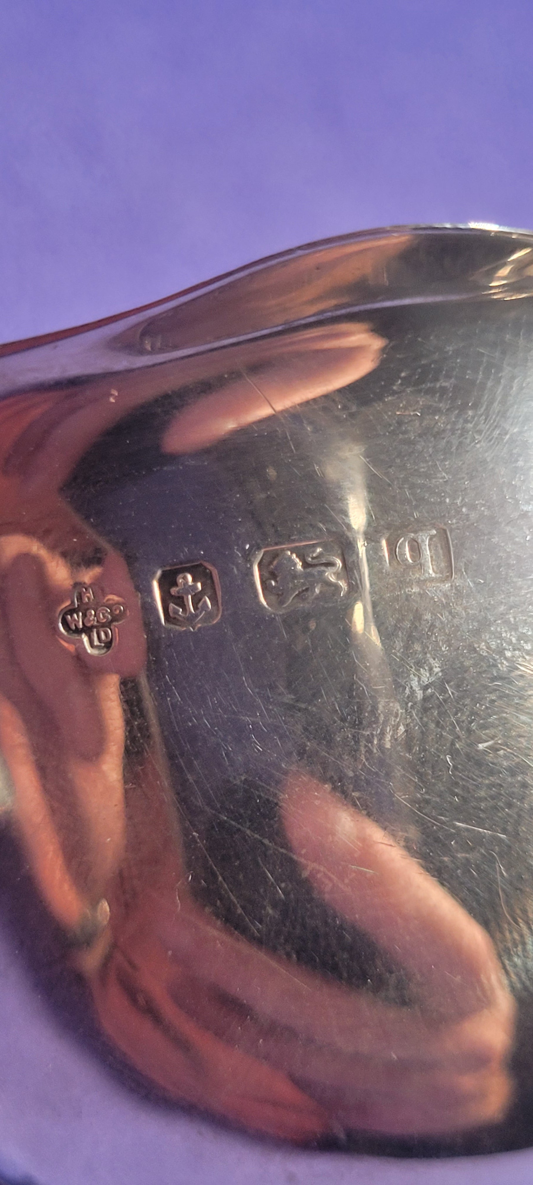 Antique Sterling Silver Gravy Boat 95g Birmingham 1915 Horace Woodward & Co Ltd