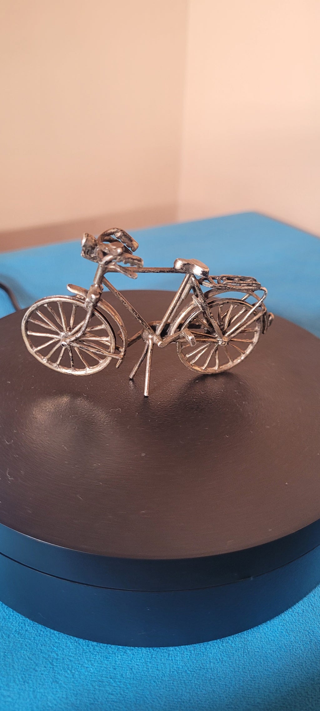 Sterling Silver Miniature Bicycle 925 Spain Hallmarked Collectible 26g Ornament