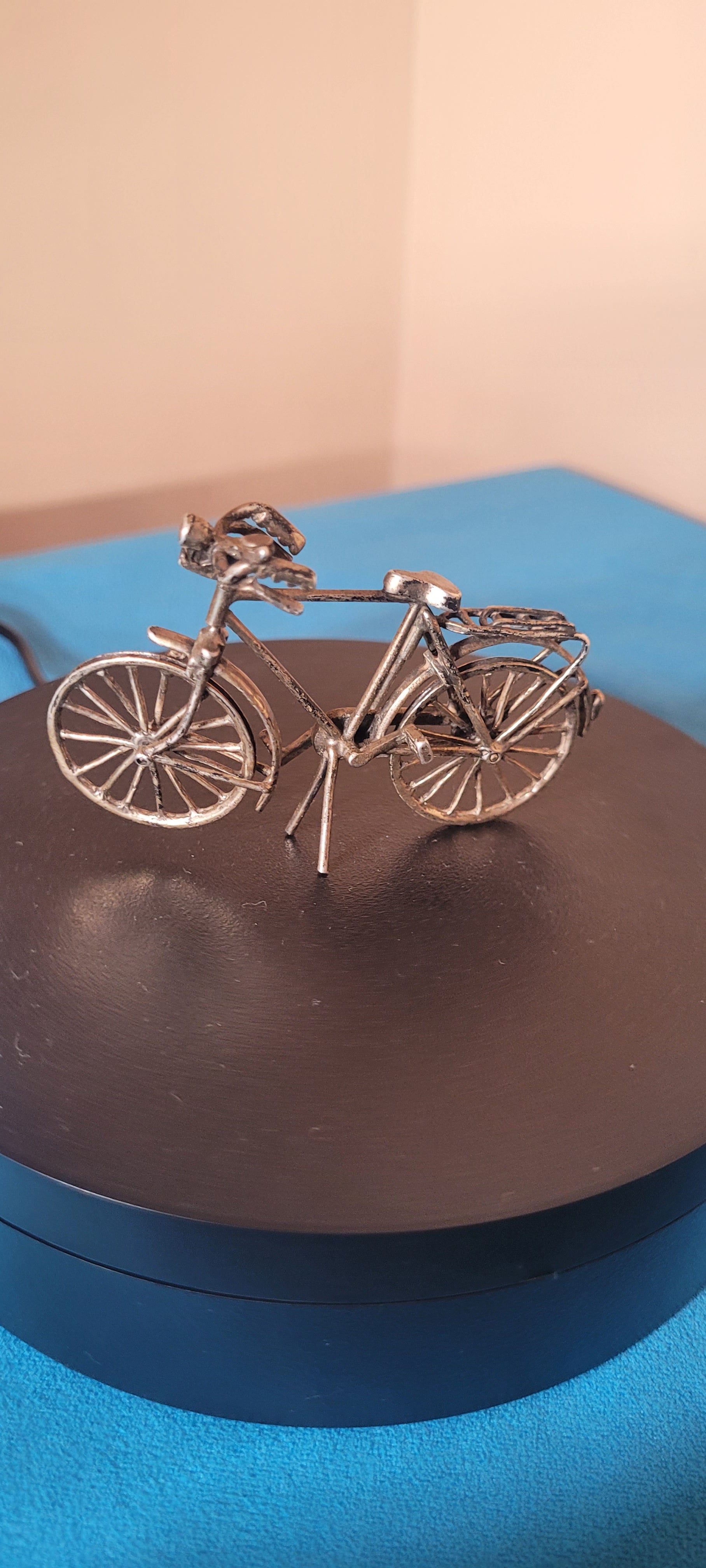 Sterling Silver Miniature Bicycle 925 Spain Hallmarked Collectible 26g Ornament