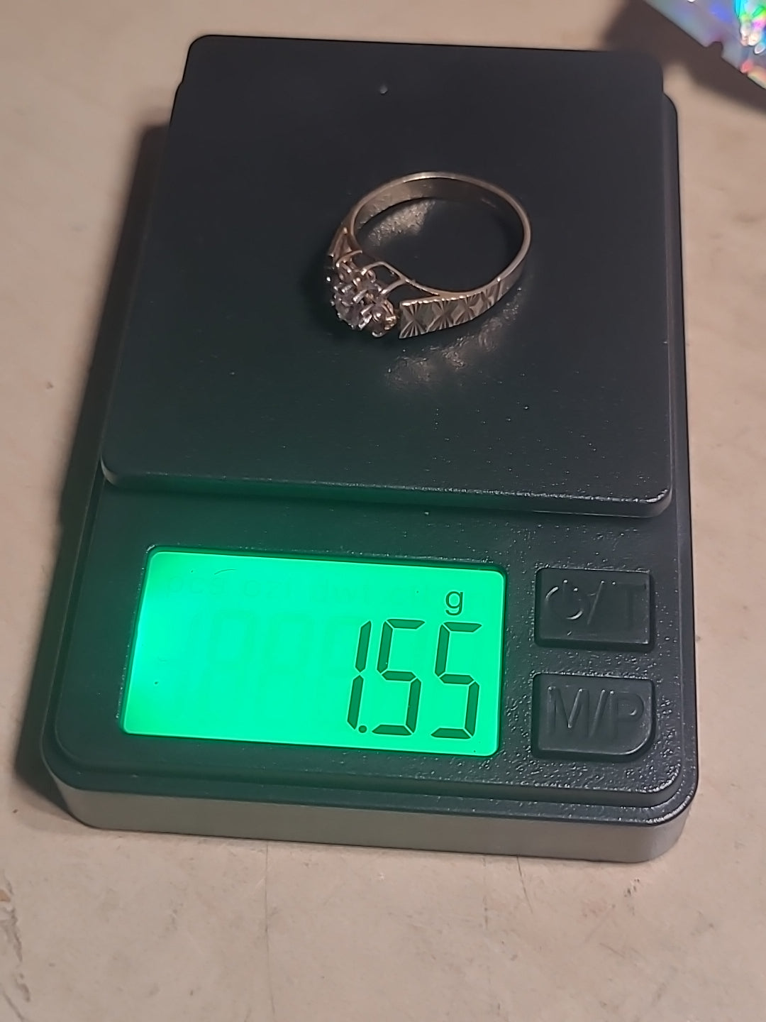 9ct Gold Daisy Cluster Ring Size I 1/2 Yellow Gold 375 Hallmarked Floral Design