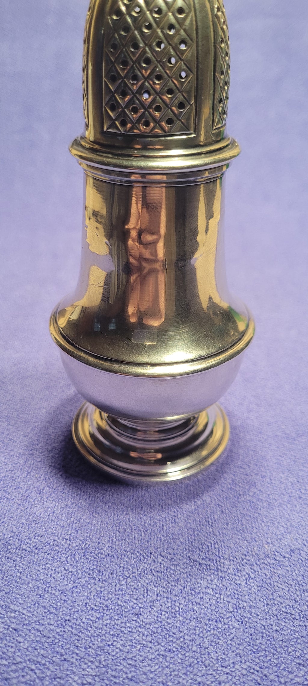 Antique Silver Sugar Castor London 1957 107g Mills & Hersey Hallmarked