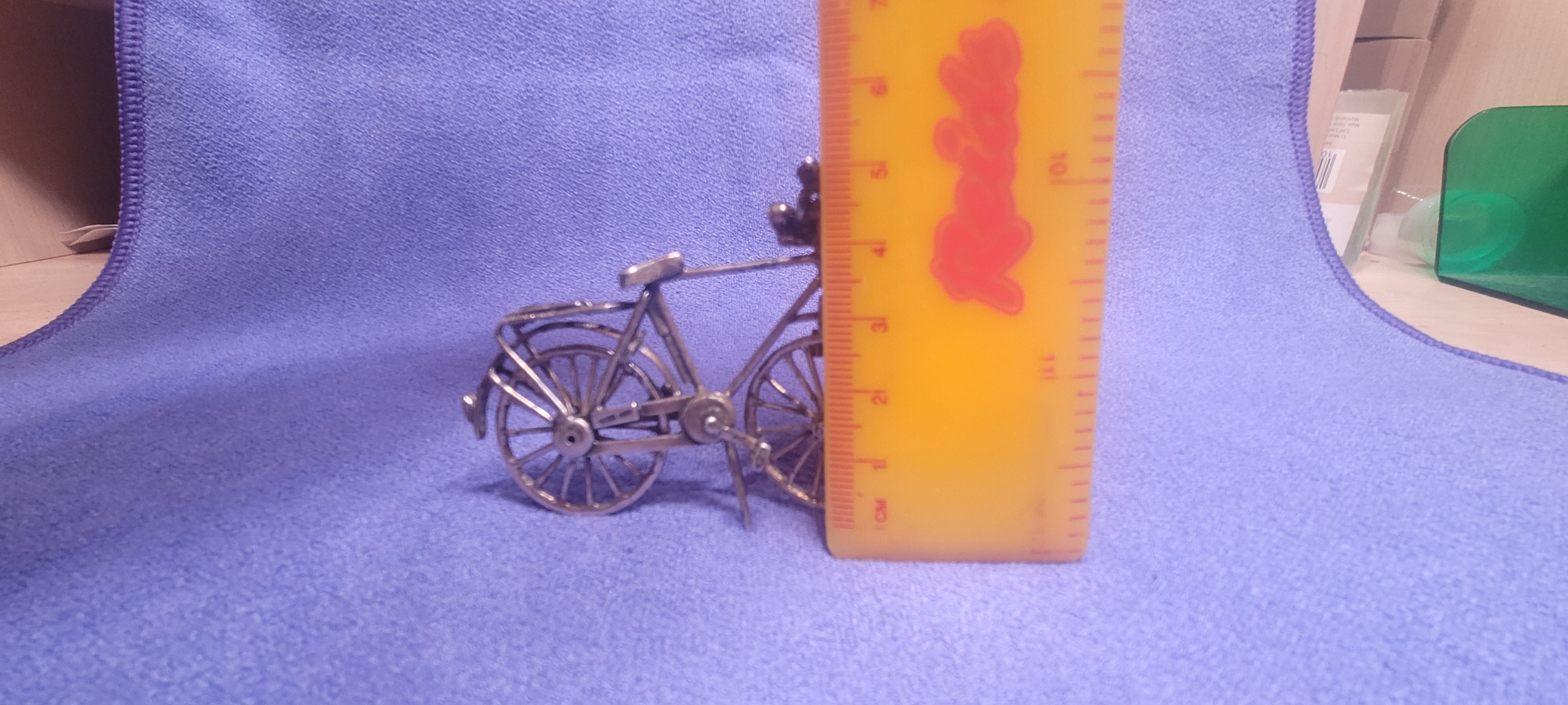 Sterling Silver Miniature Bicycle 925 Spain Hallmarked Collectible 26g Ornament