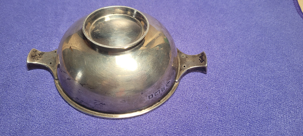 Antique Sterling Silver Quaich 129g Birmingham 1921 Adie Brothers Ltd
