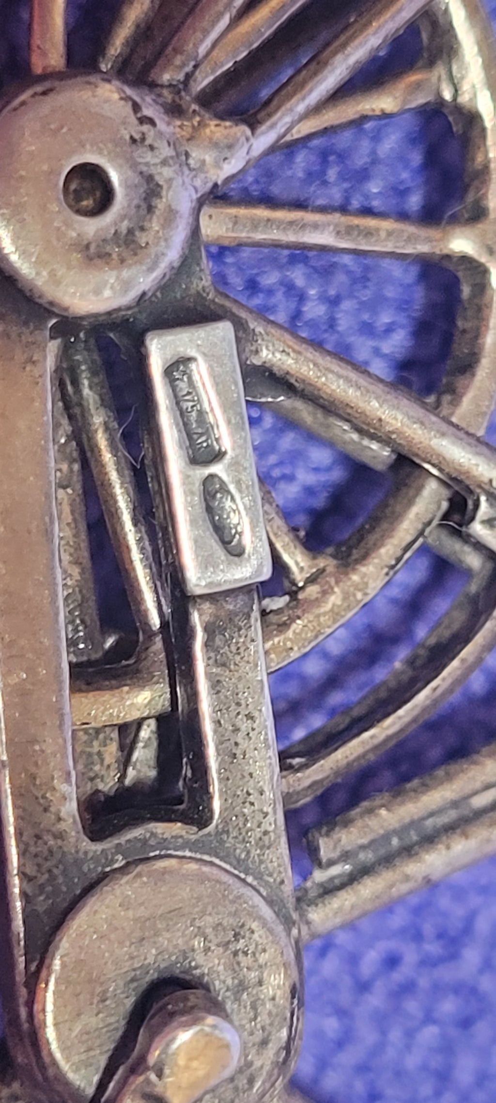 Sterling Silver Miniature Bicycle 925 Spain Hallmarked Collectible 26g Ornament