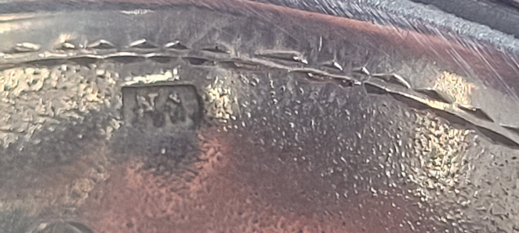 Antique Austro Hungarian Sterling Silver Gothic Compote Vienna c1870 215g