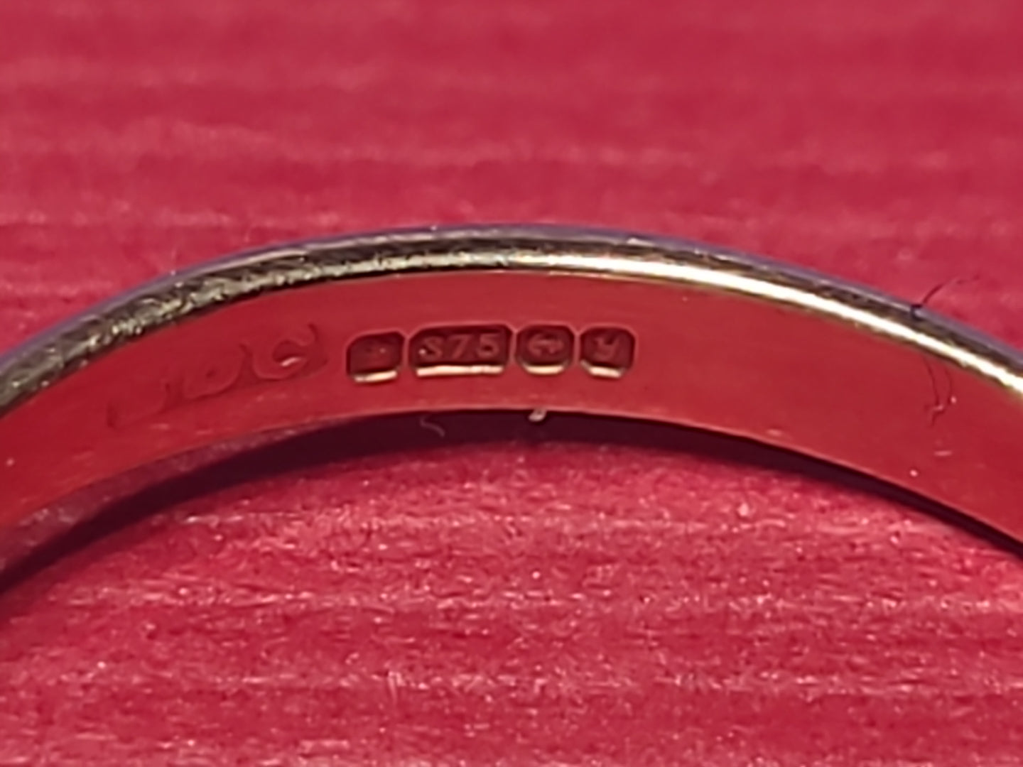 9ct Yellow Gold Vintage Amethyst Ring Hallmarked Single Stone Size M UK