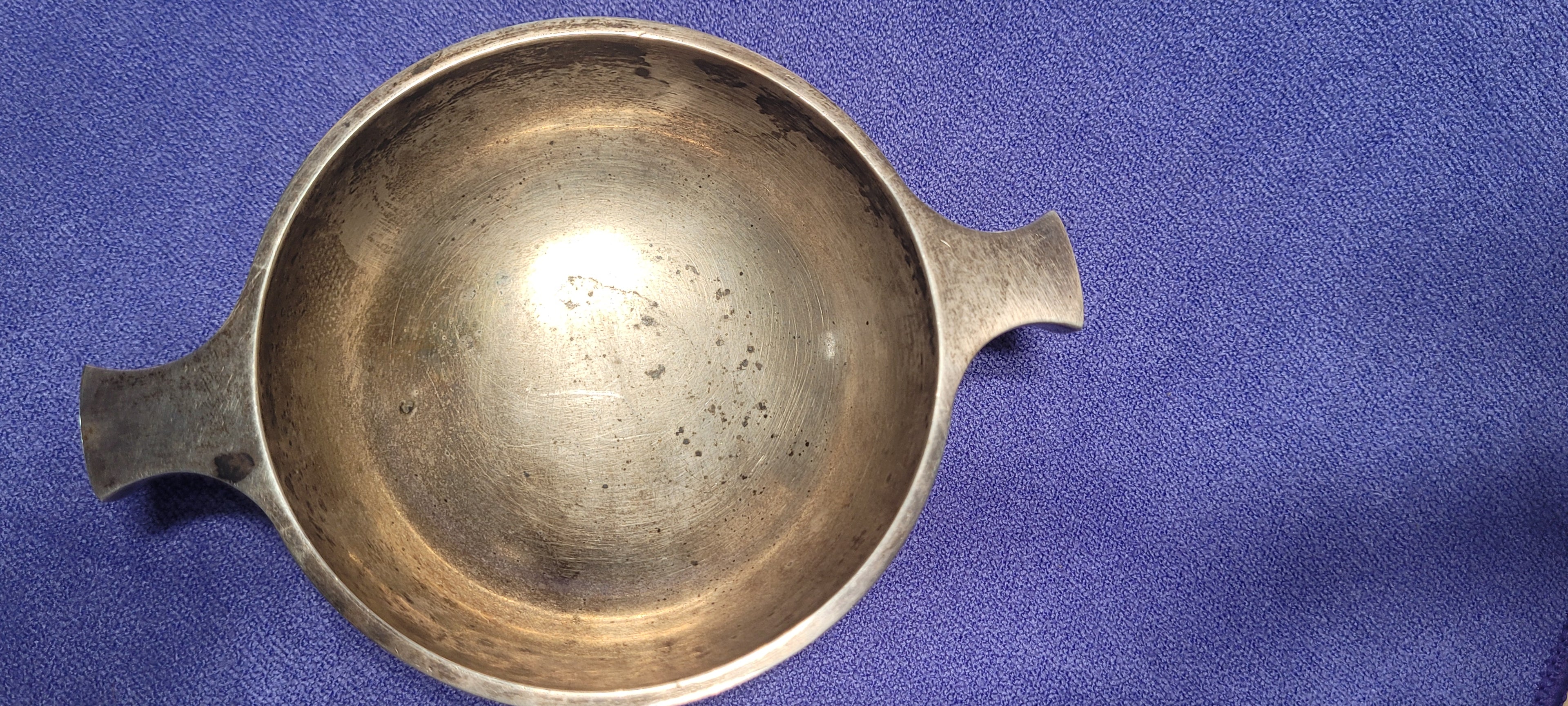 Antique Sterling Silver Quaich 129g Birmingham 1921 Adie Brothers Ltd