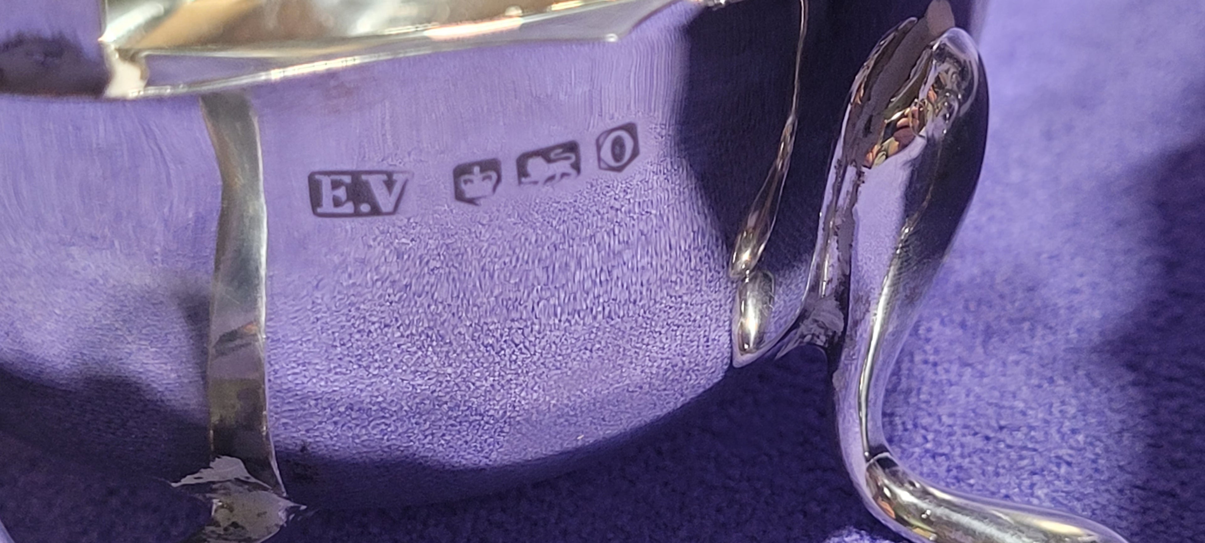 Pair Sterling Silver Sauce Boats Sheffield 1931 Emile Viner 316g Hallmarked